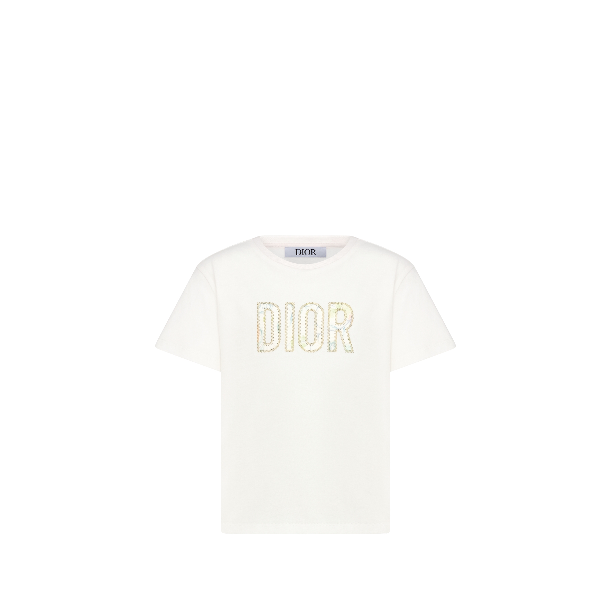 童裝 T 恤 象牙色純棉平紋布 E01