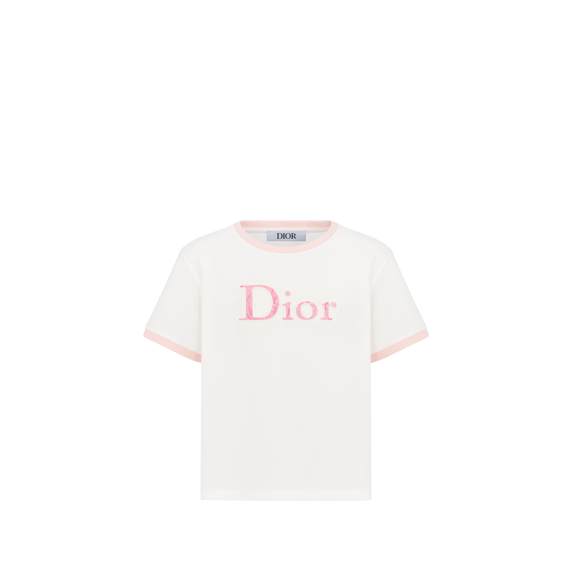 T-shirt per bambini Jersey di cotone avorio E01