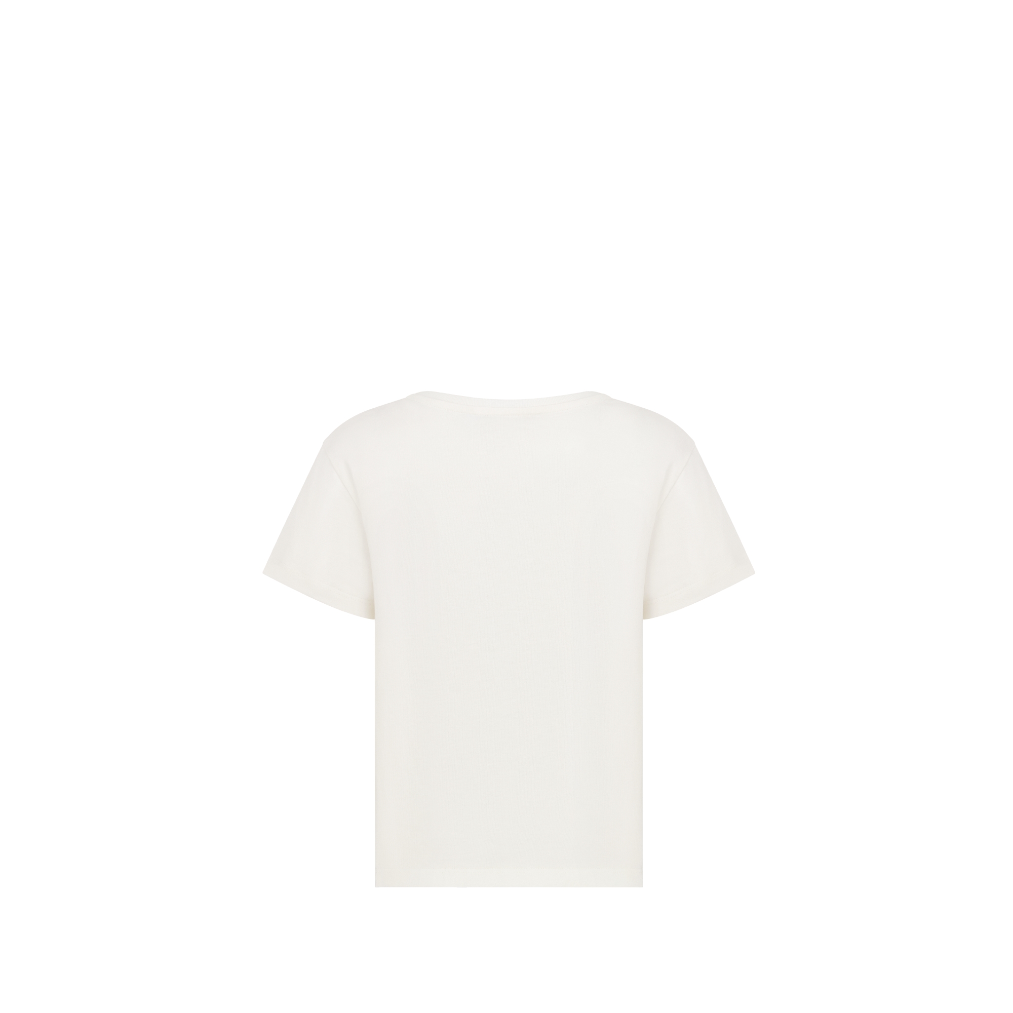 T-Shirt für Kinder Baumwolljersey in Elfenbein E08