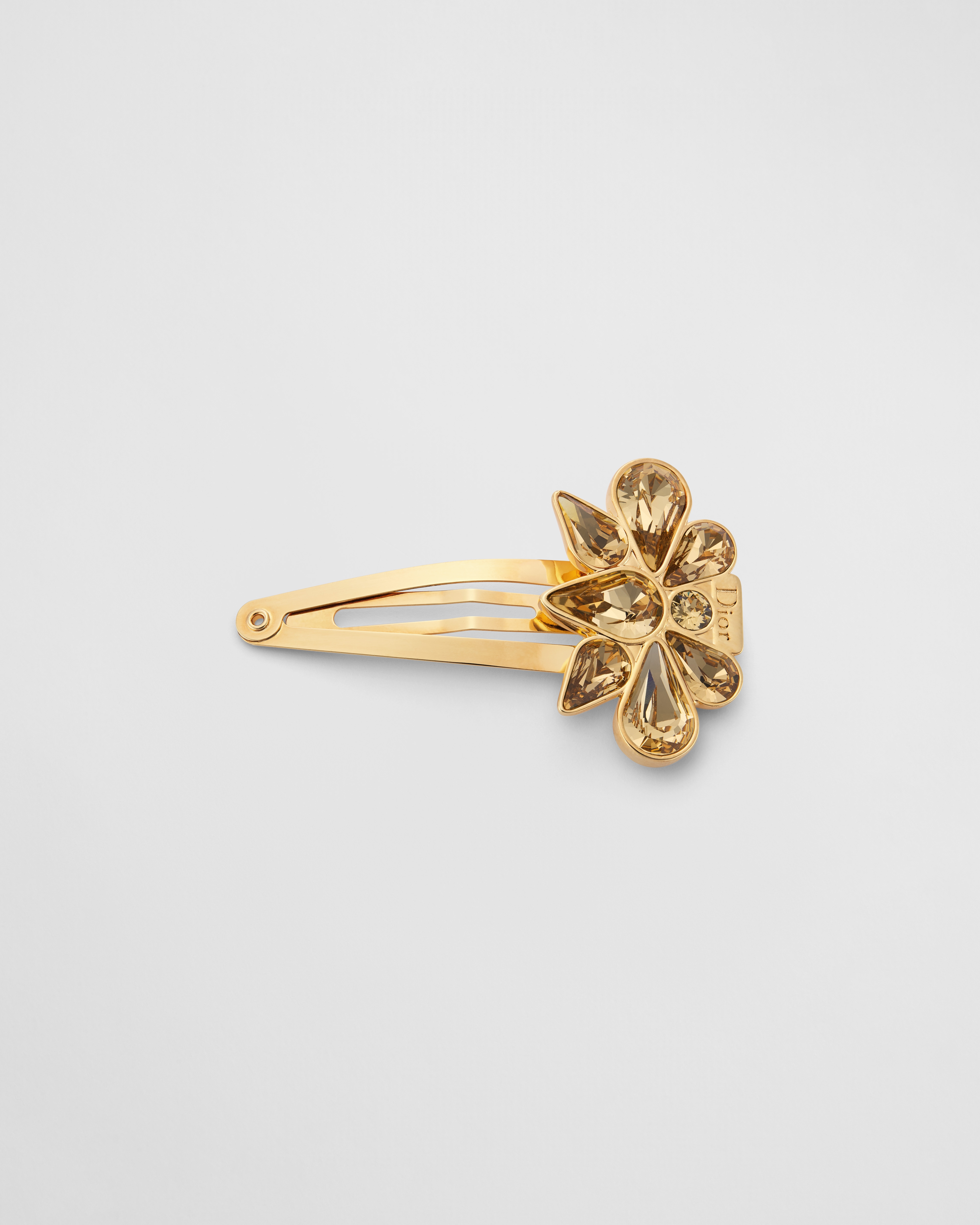 Fermacapelli per bambini Metallo con finitura color oro e cristalli E01