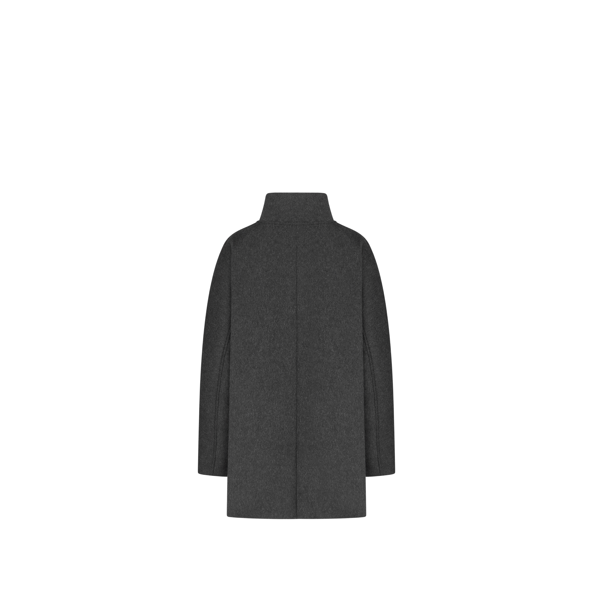 3-in-1-Mantel für Kinder Kaschmir- und Wollmischung in Anthrazitgrau E08