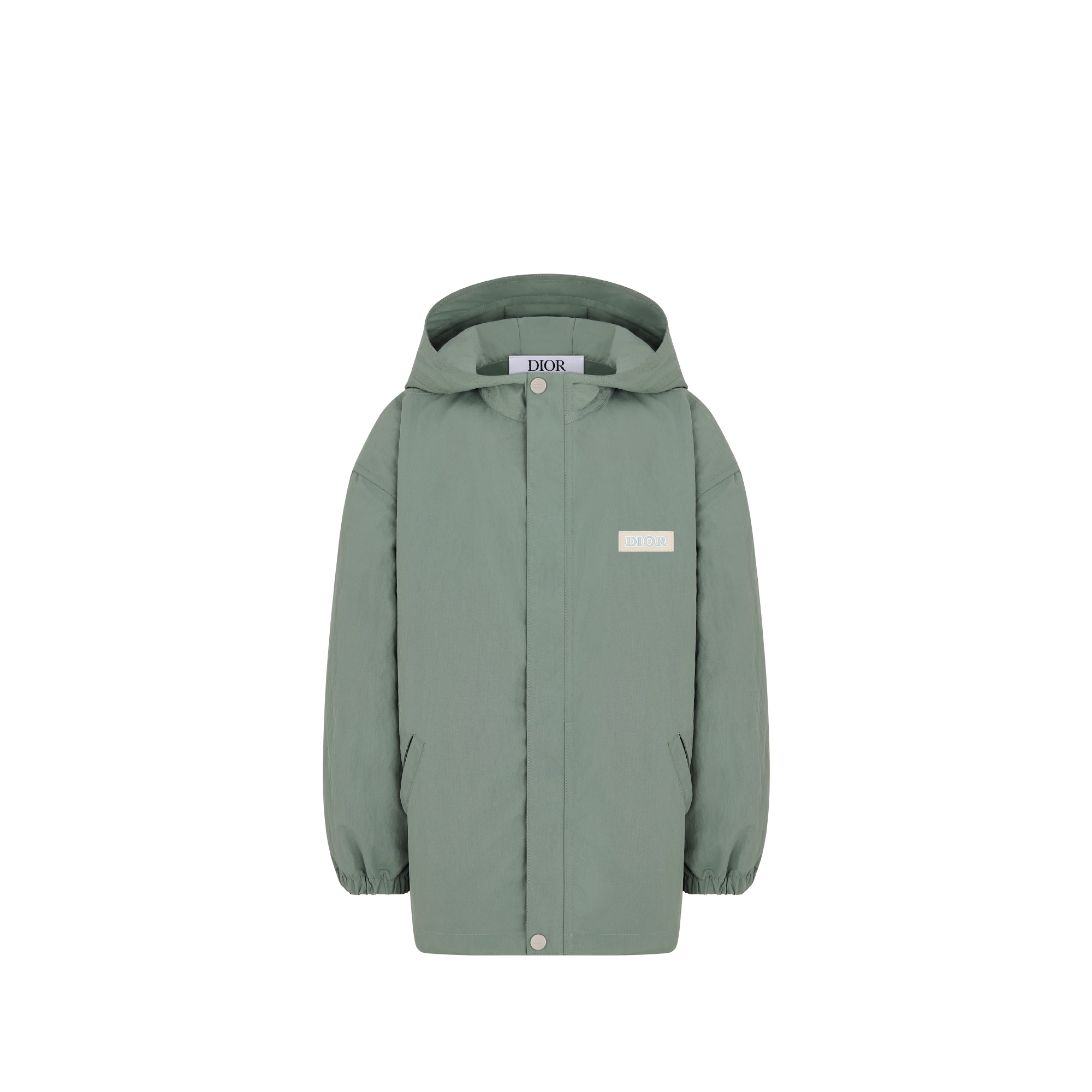 童裝連帽風衣 卡其色防潑水科技布料 E01