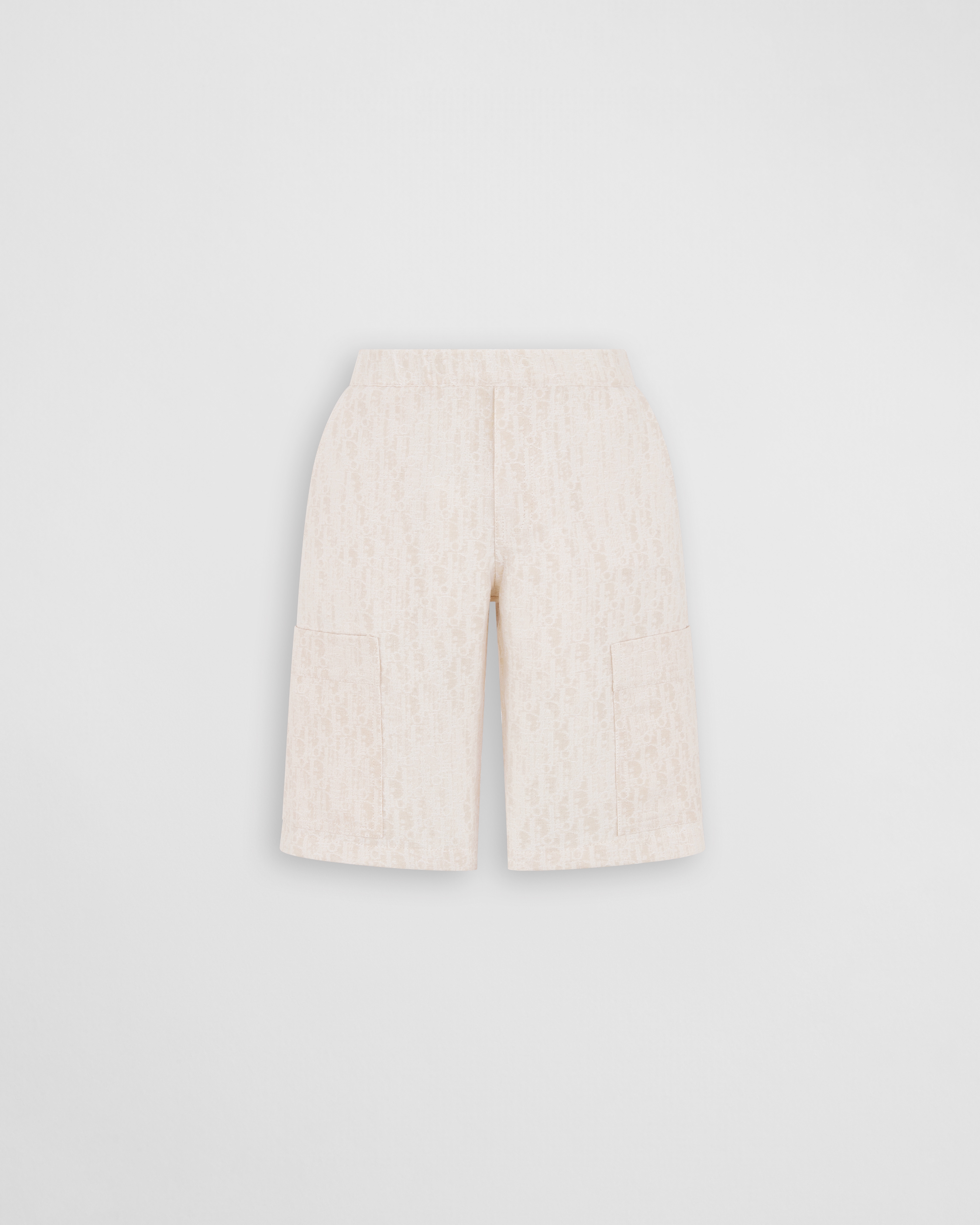 キッズ バミューダショートパンツ ディオール オブリーク ジャカード コットンギャバジン E01