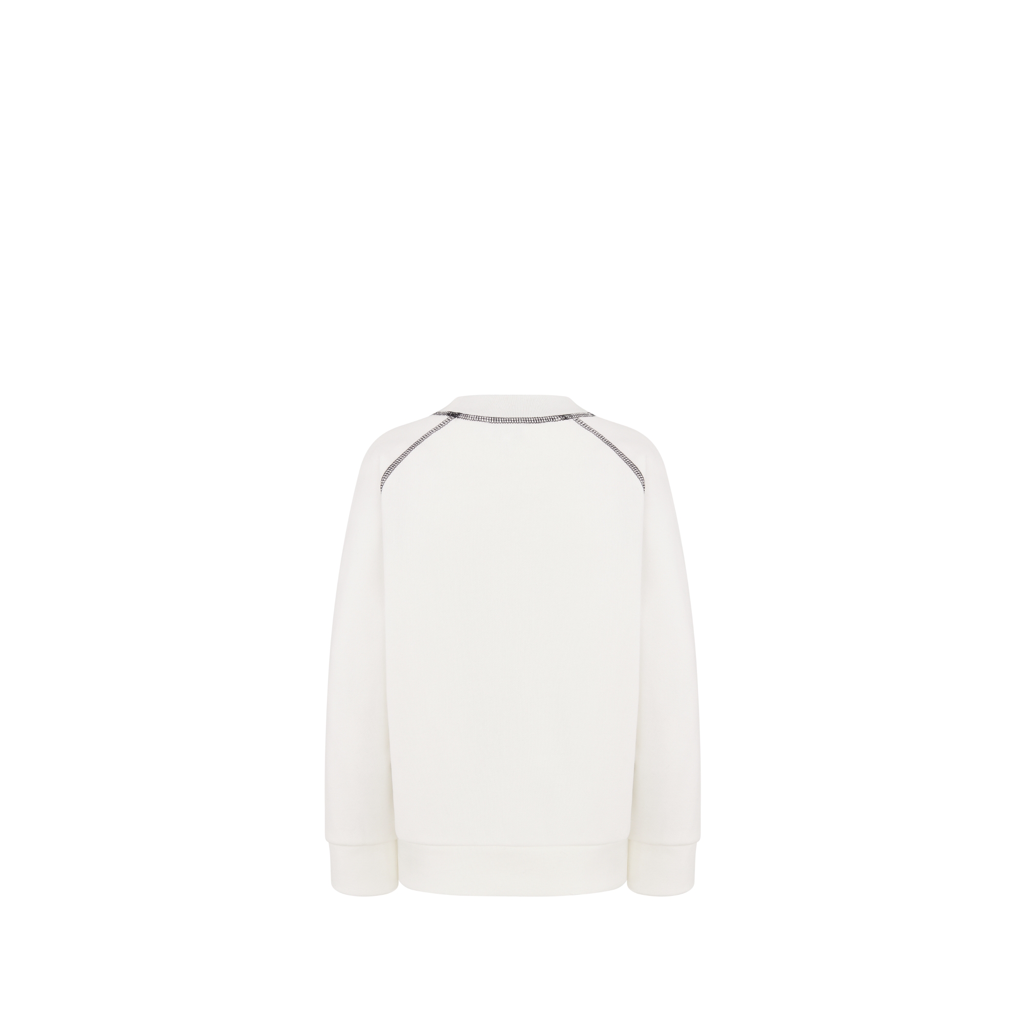 Sweatshirt enfant Molleton de coton gratté ivoire E08