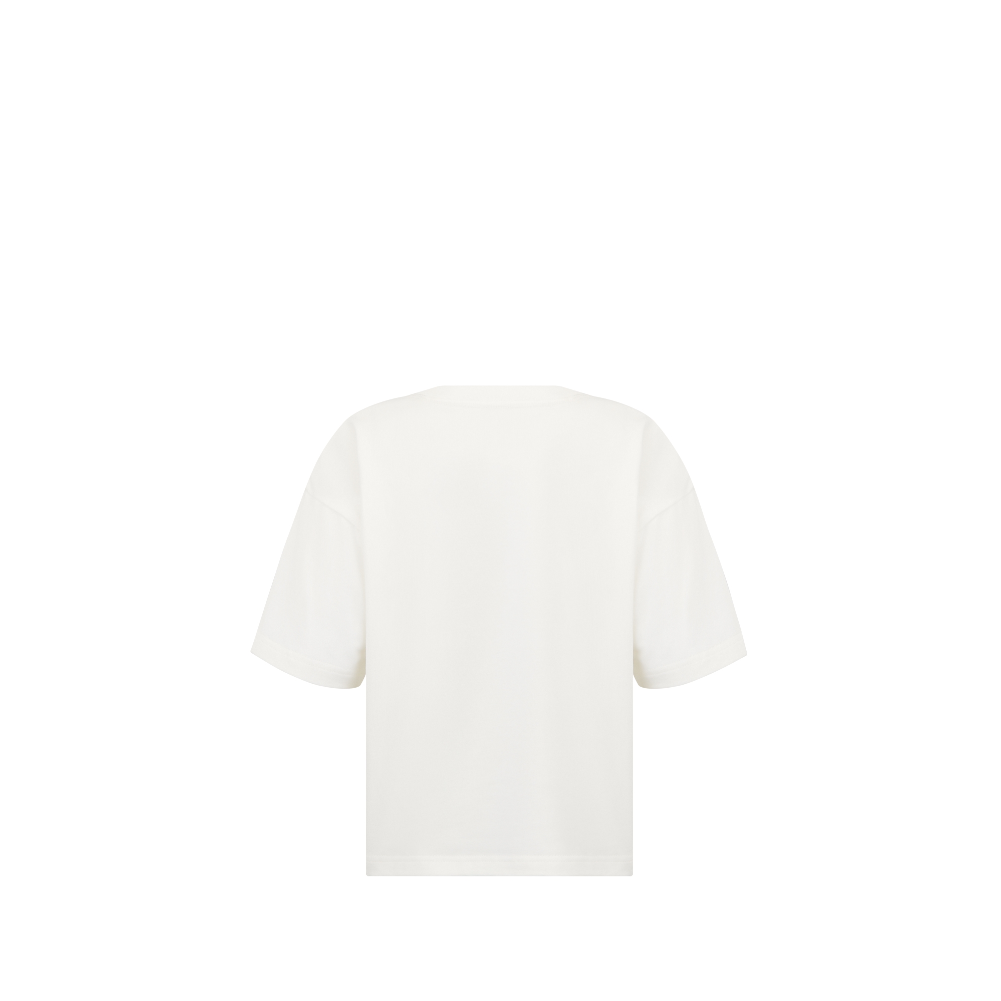 童裝 T 恤 象牙色純棉平紋布 E08