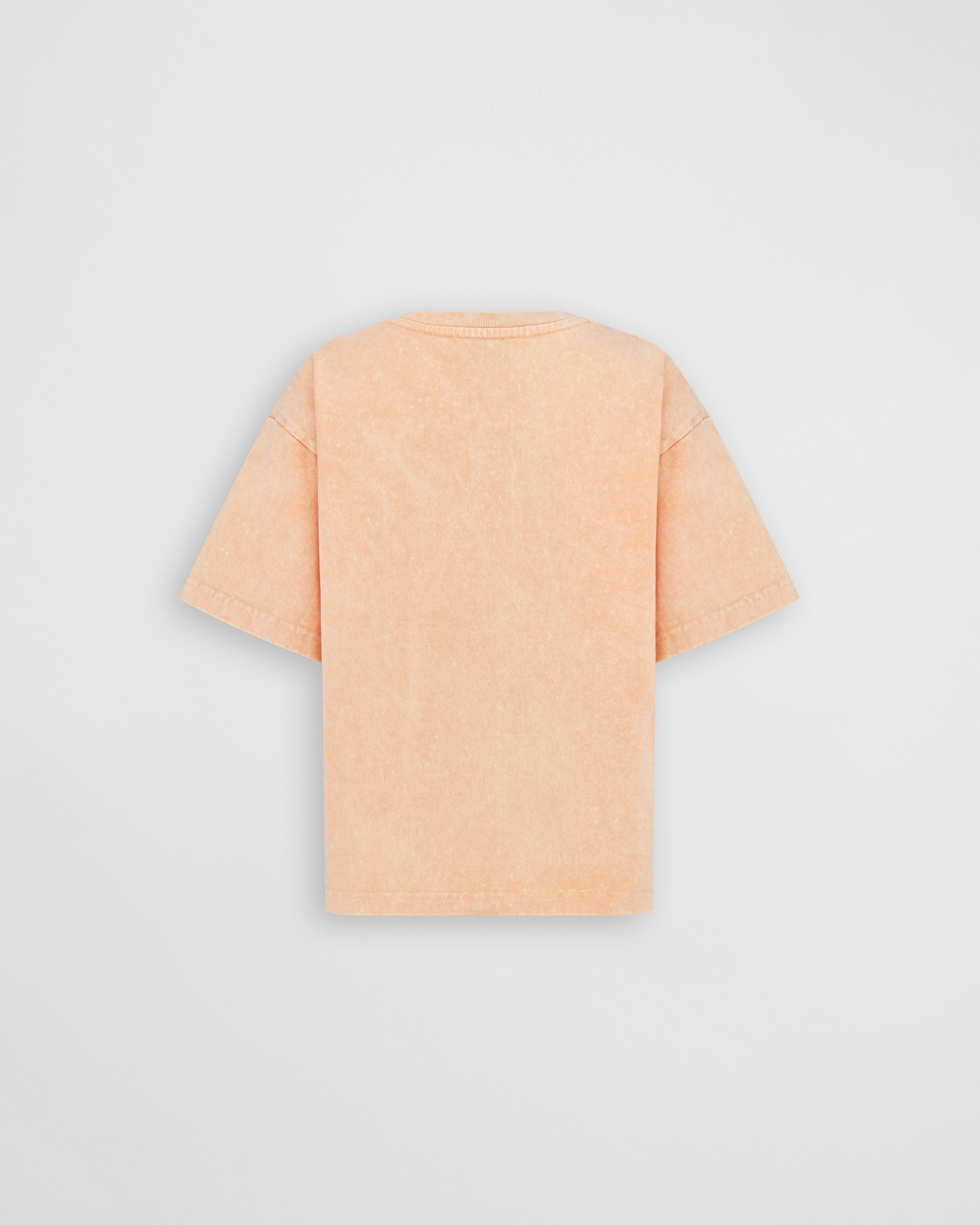 Kids' T-Shirt Peach Distressed-Effect Cotton Jersey | DIOR