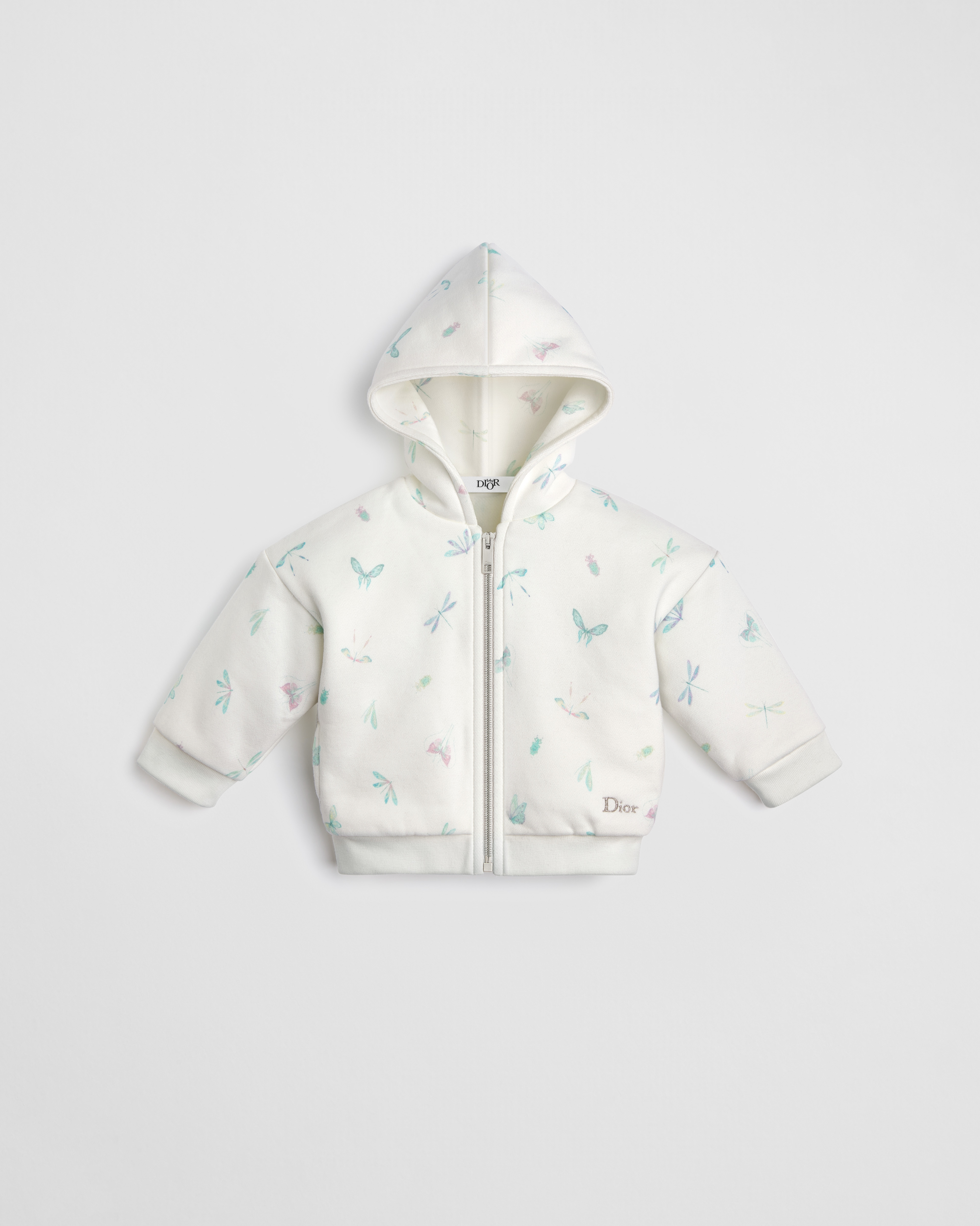 ベビー フード付き ジップアップ スウェットシャツ コットンフリース E01