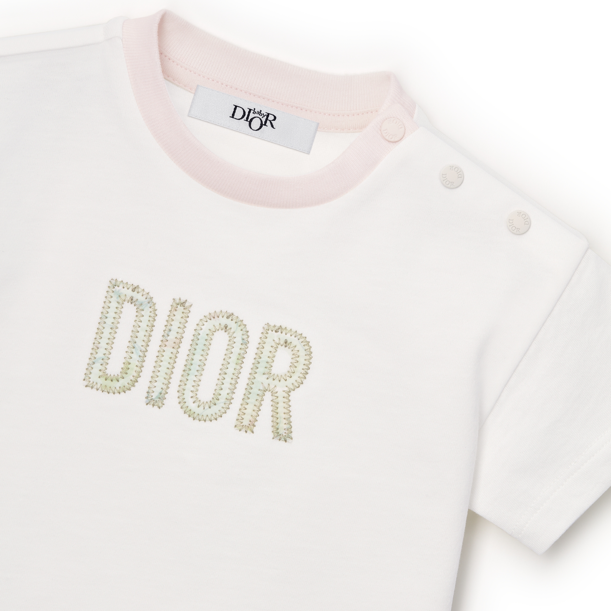 Baby T-Shirt Ivory Cotton Jersey E09