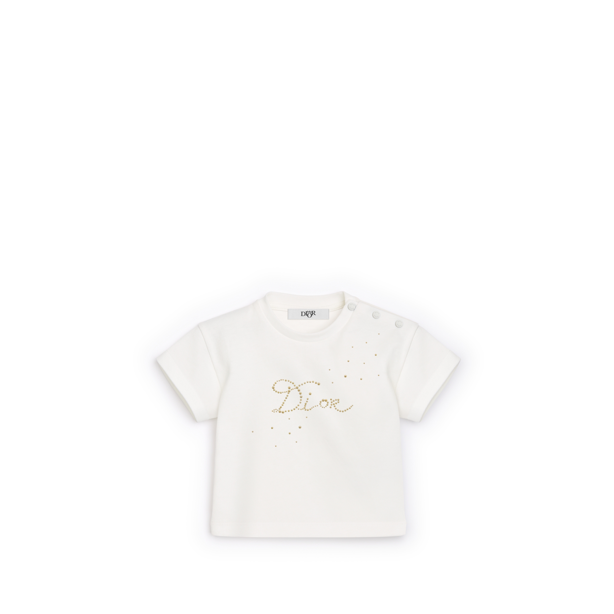 Baby T-Shirt Ivory Cotton Jersey E01