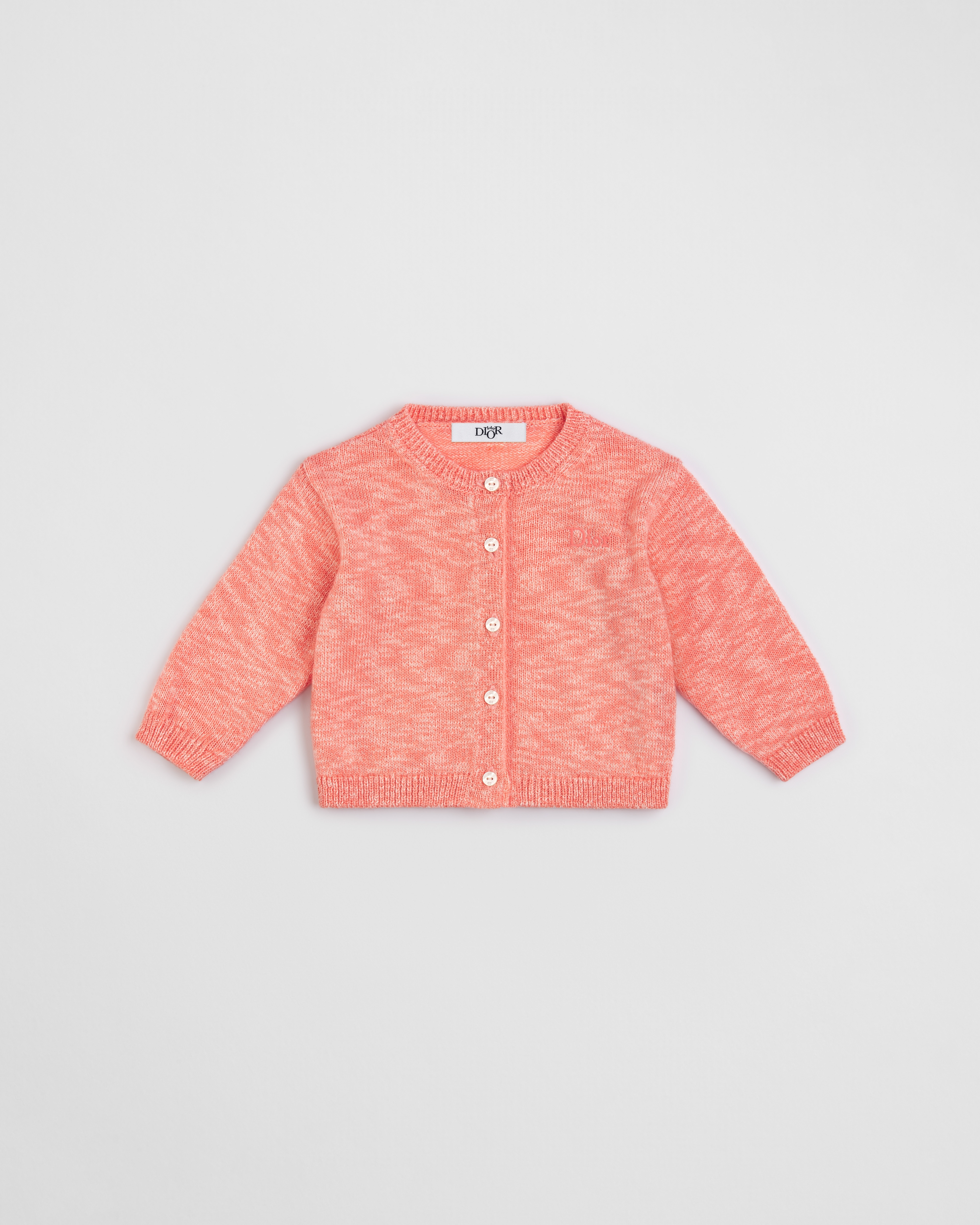 ベビー カーディガン ウール & コットン 杢ニット E01