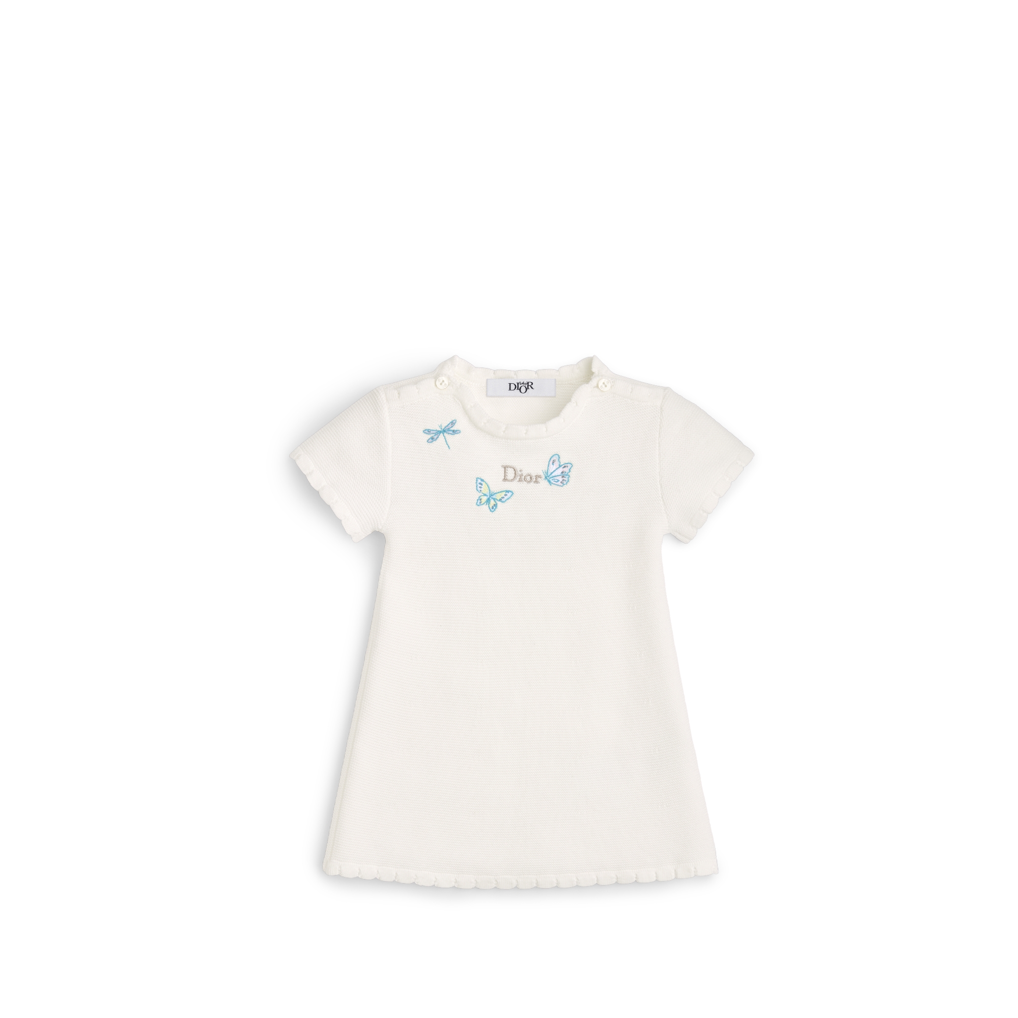 ベビー Aラインドレス コットンニット E01