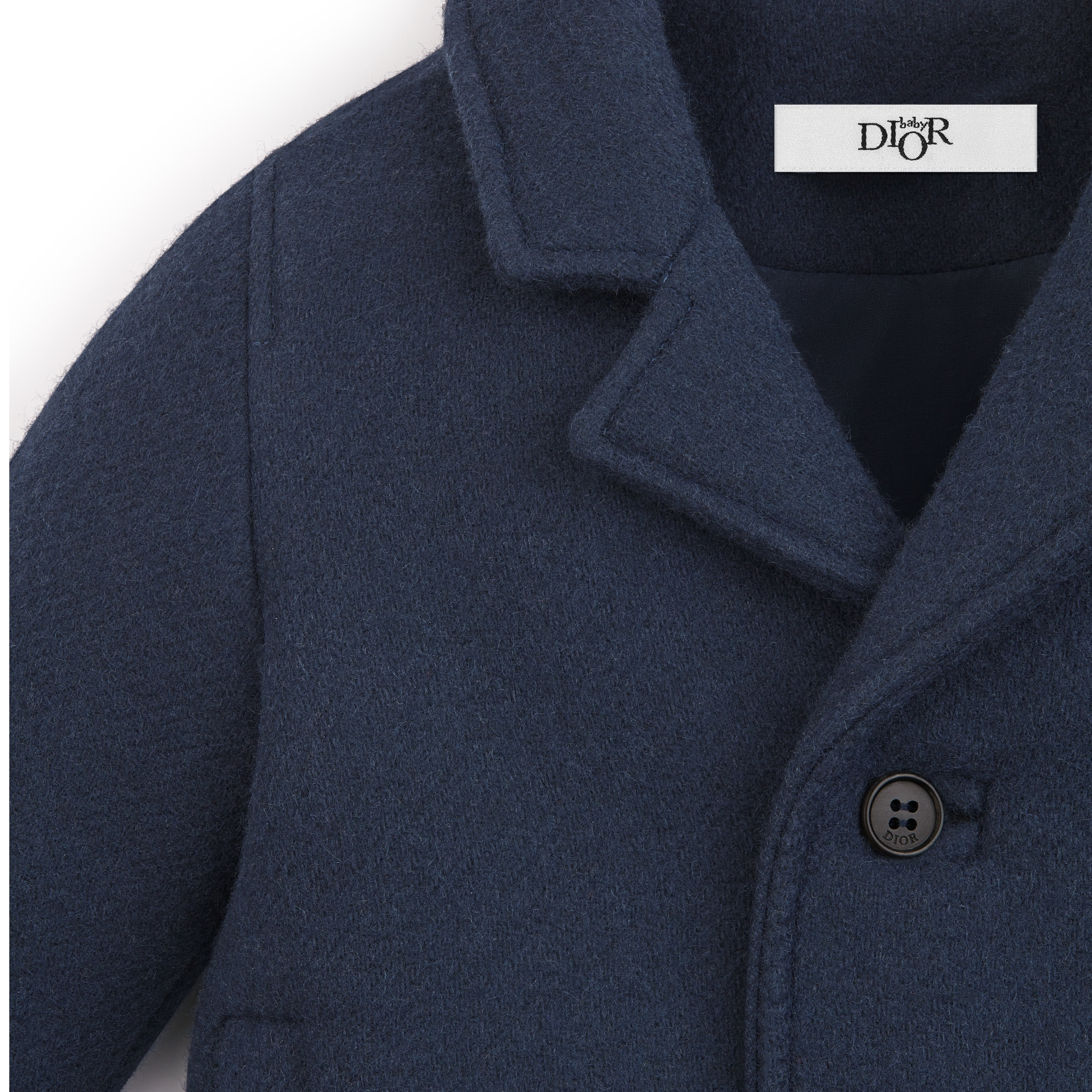 Baby Peacoat Navy Blue Alpaca E09