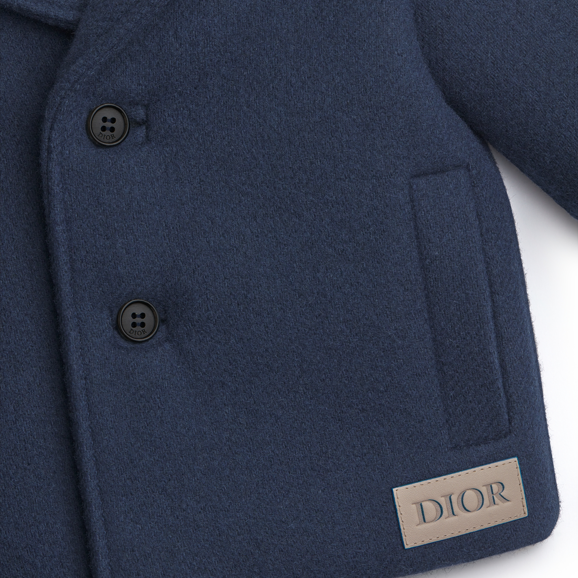 Baby Peacoat Navy Blue Alpaca E10