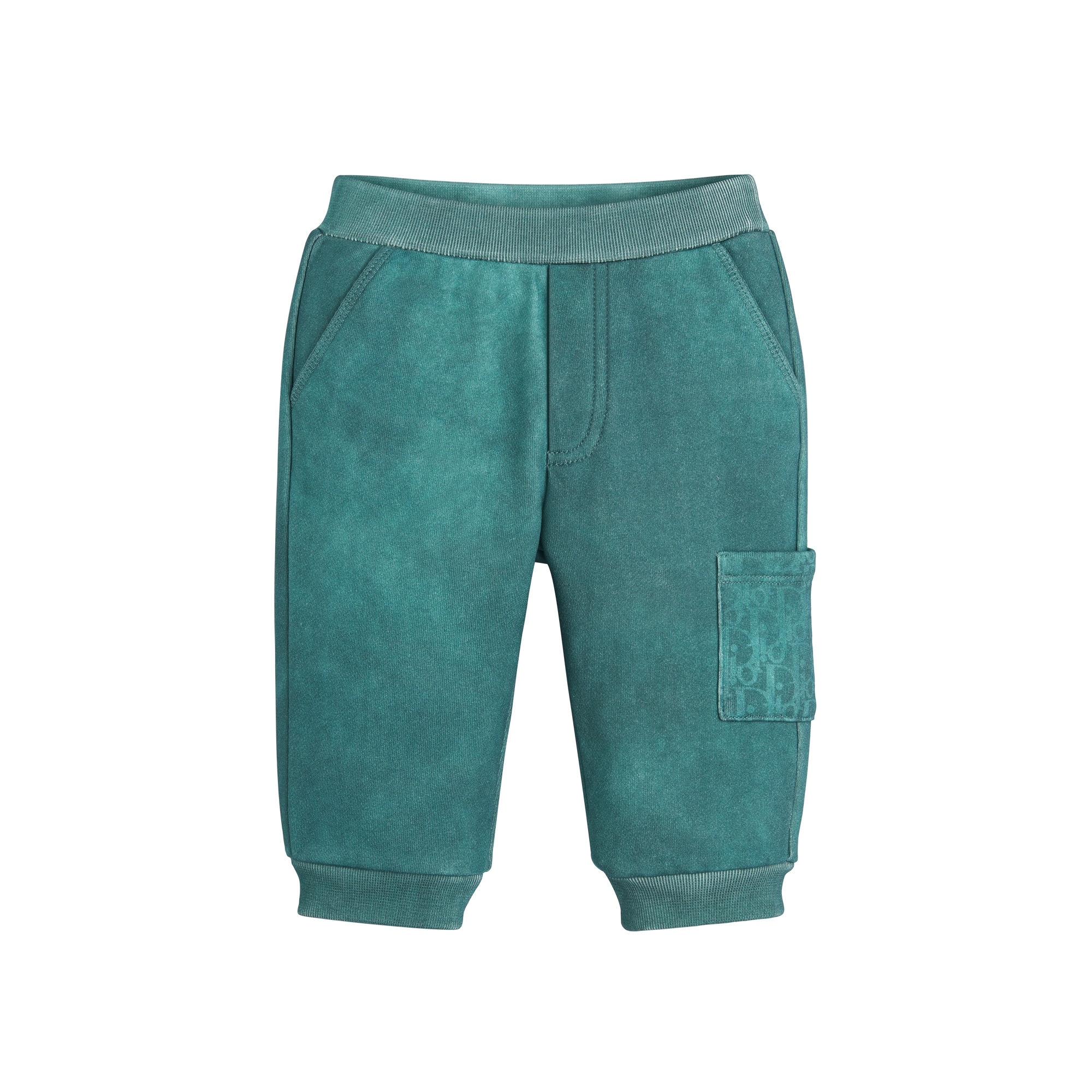 Baby Track Pants Blue Cotton Fleece E01