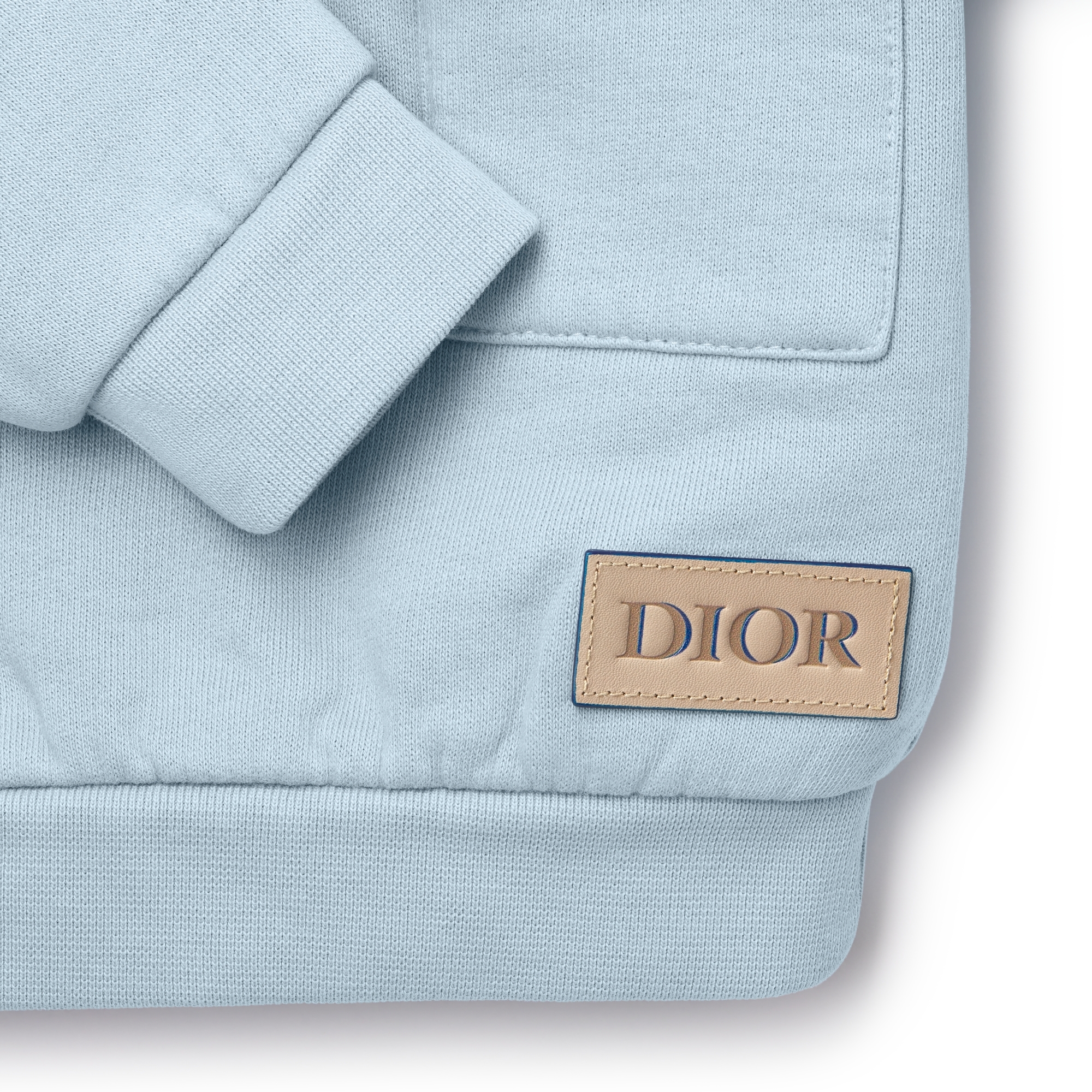Baby Sweatshirt Light Blue Brushed Cotton Fleece E09