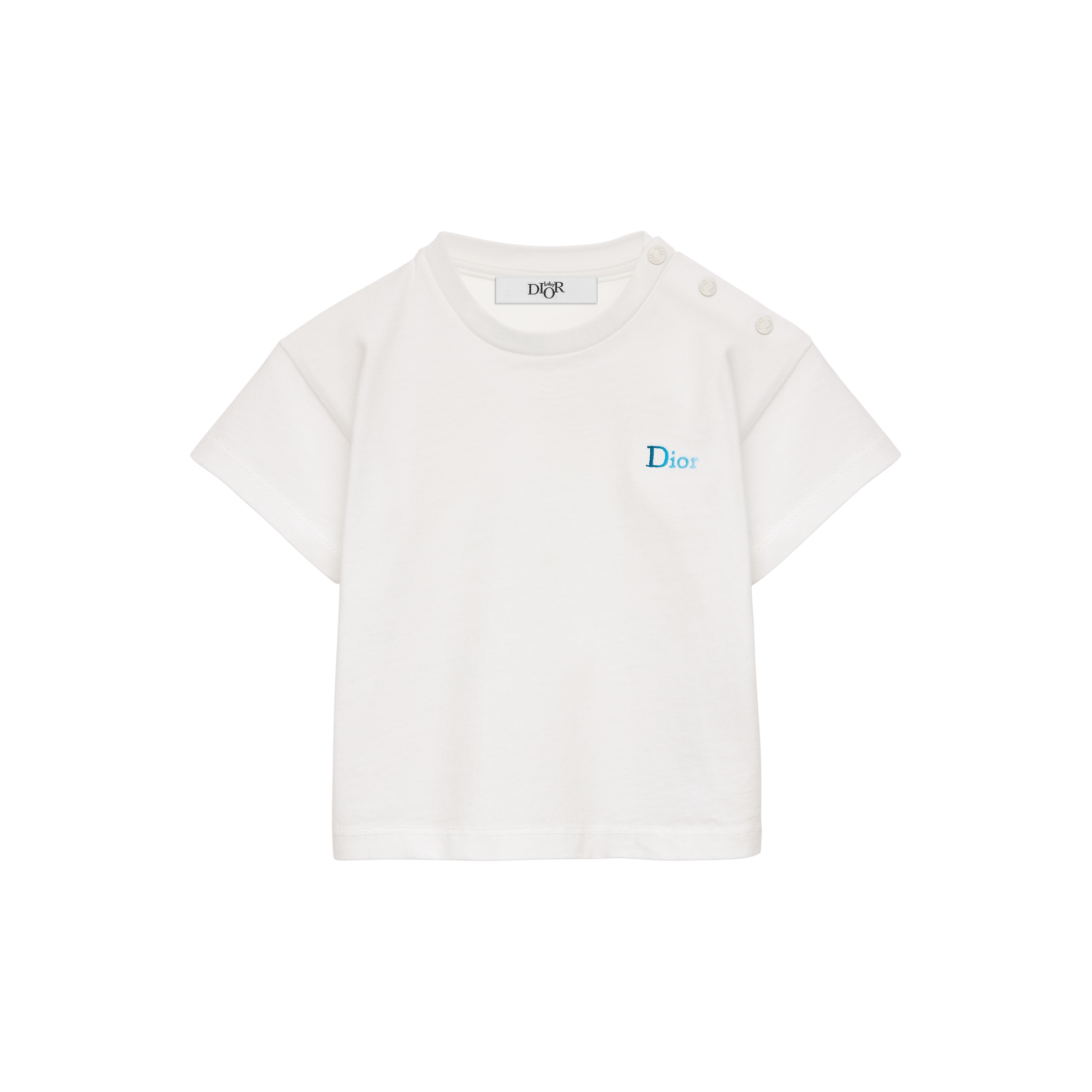 Baby T-Shirt Ivory Cotton Jersey | DIOR