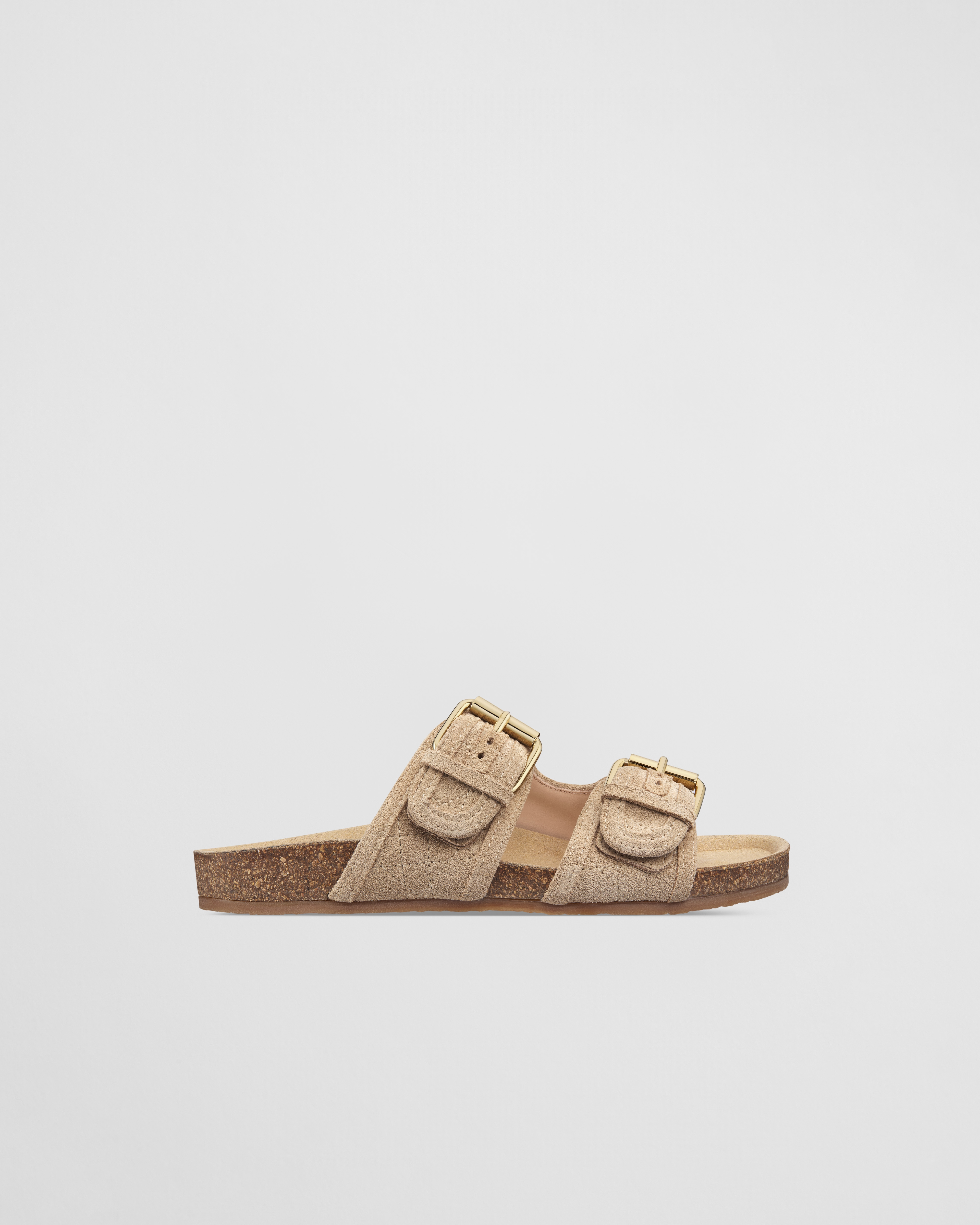 Muiltje voor kinderen Beige suède E02