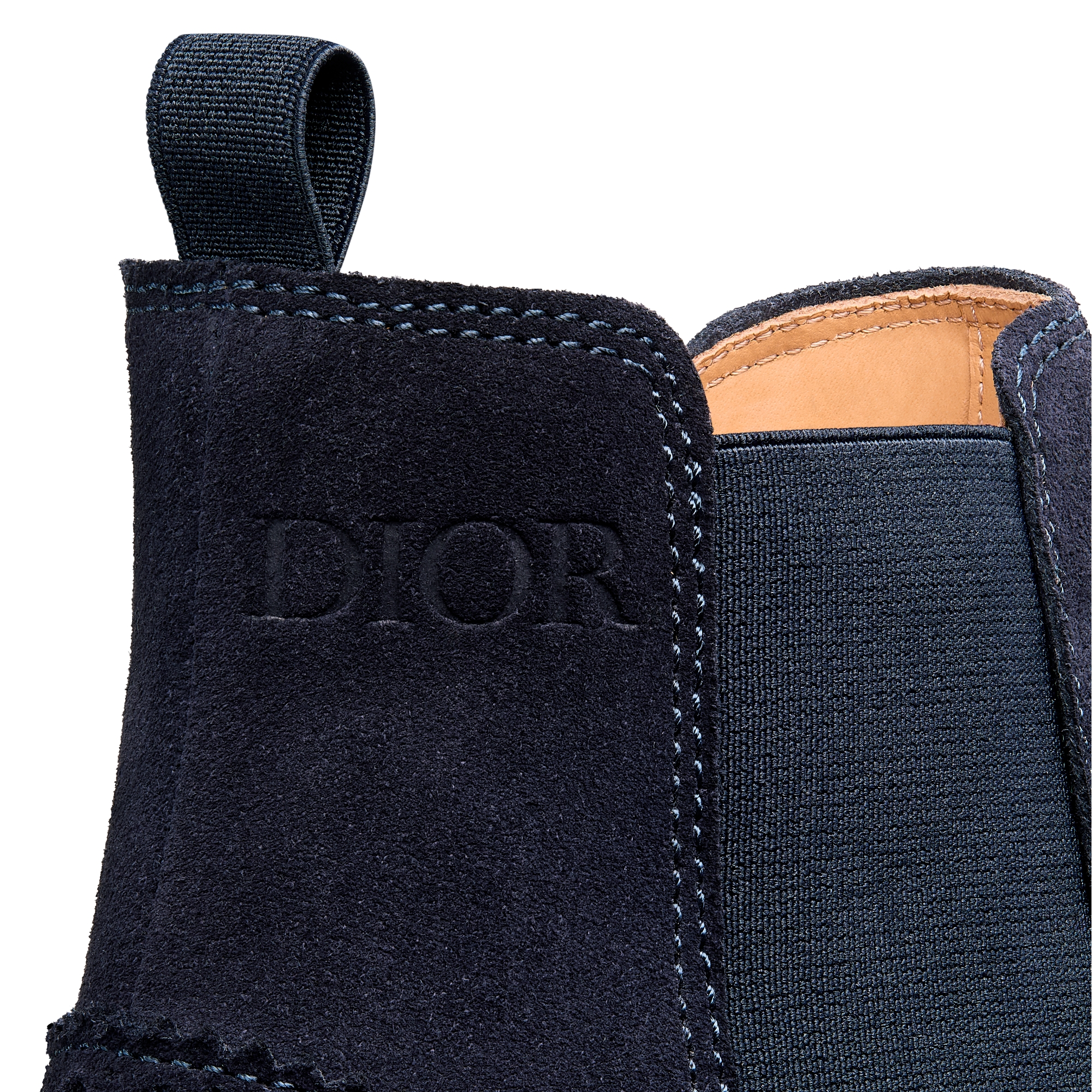 Kids' Ankle Boot Navy Blue Suede E09