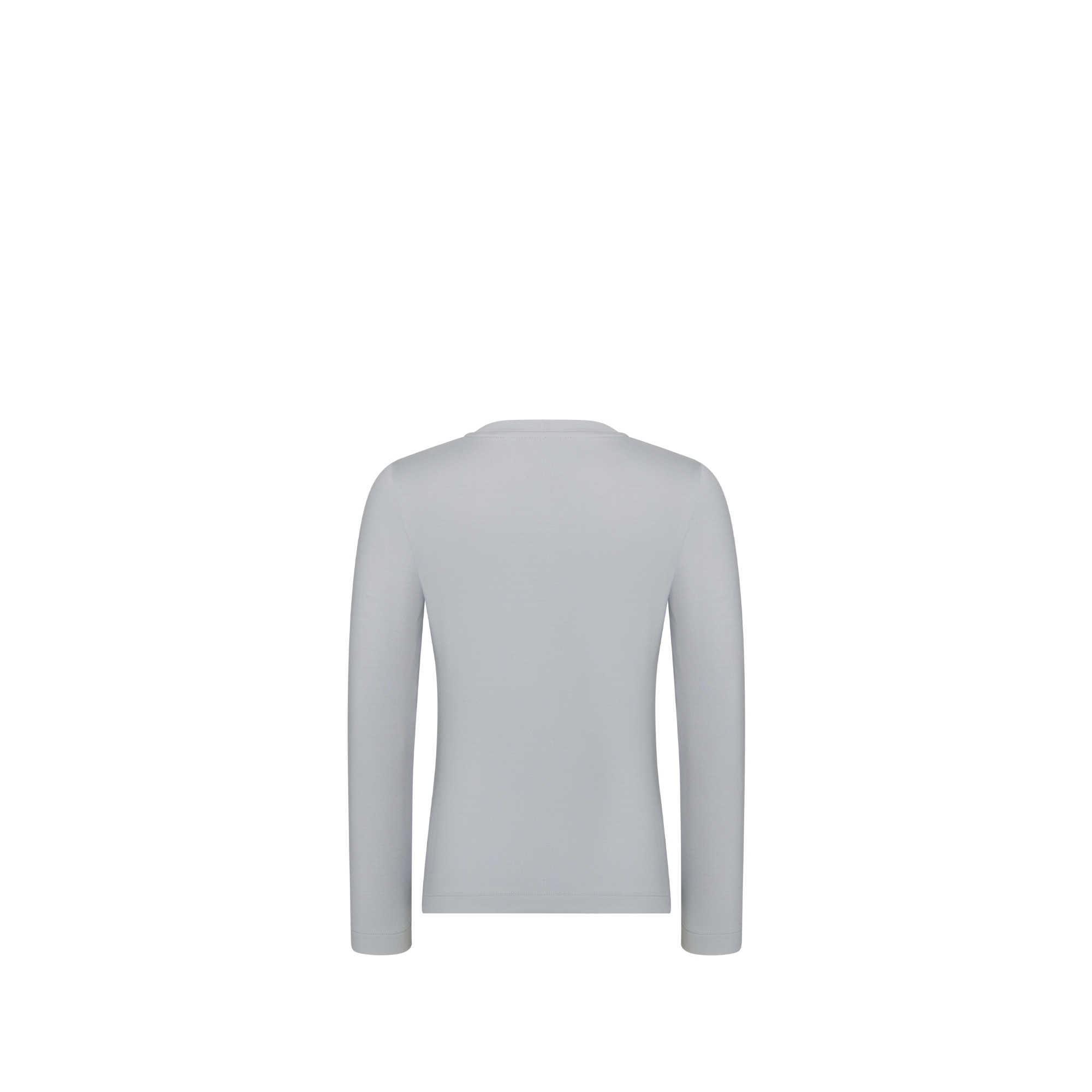 Kids' Long-Sleeved T-Shirt Gray Technical Jersey E08