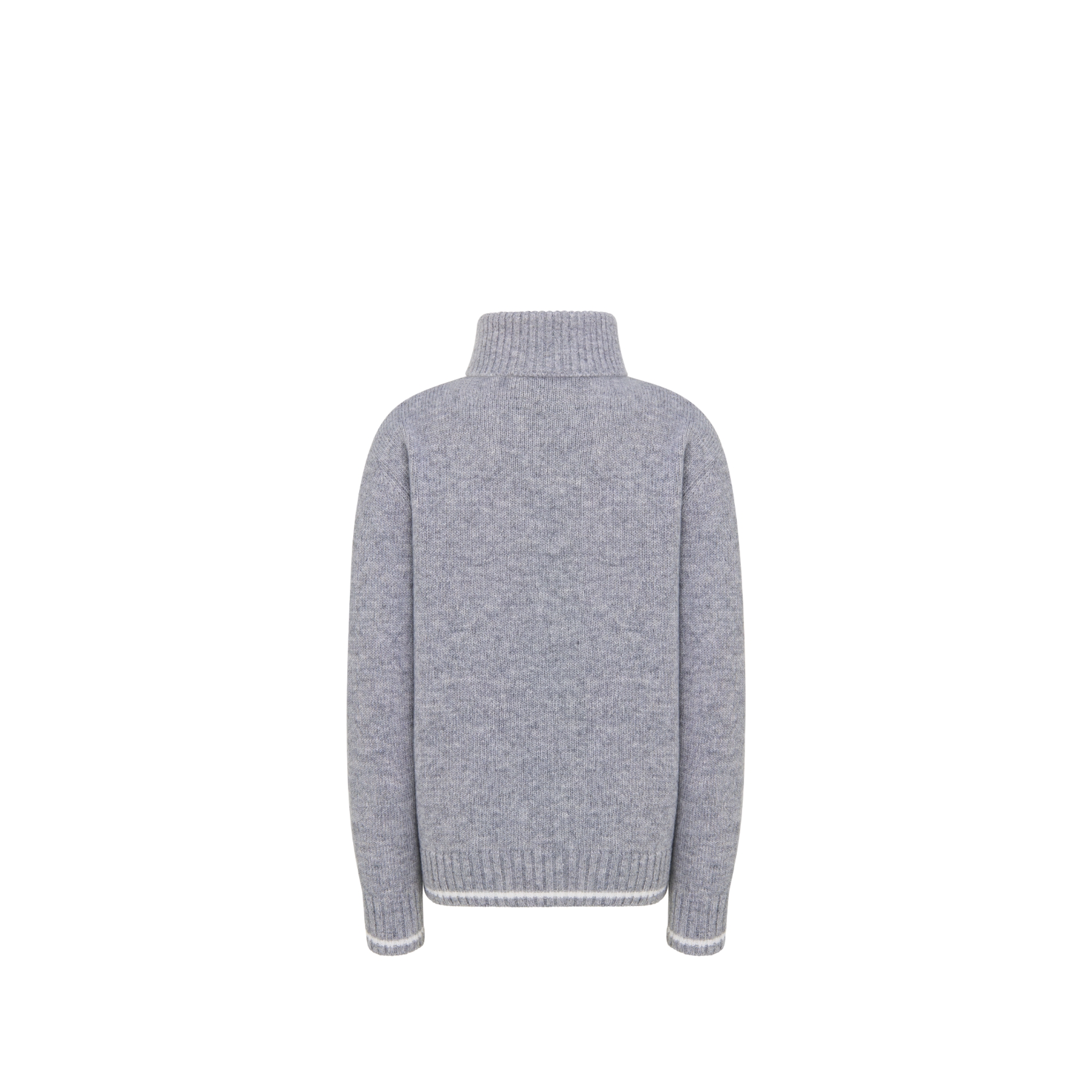 Pull enfant Maille de laine et cachemire gris chiné E08