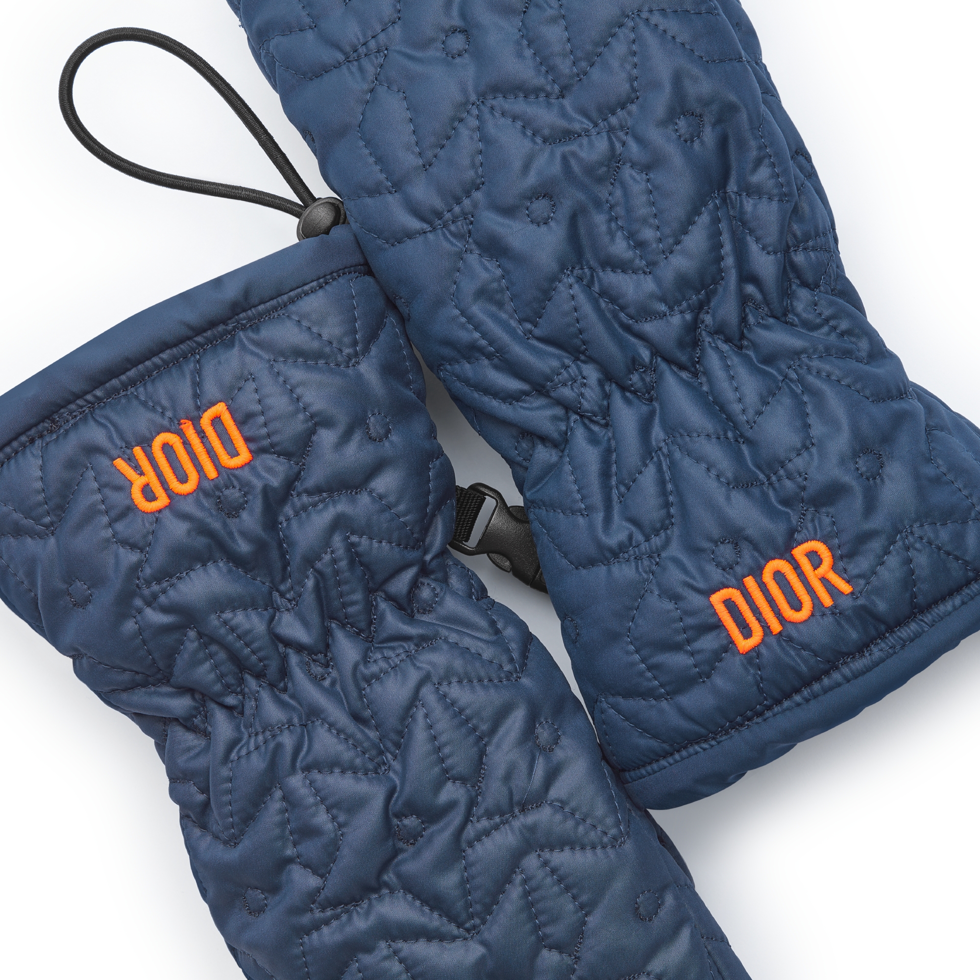 童裝手套 海軍藍防潑水科技布料配幸運星主題圖案 E09