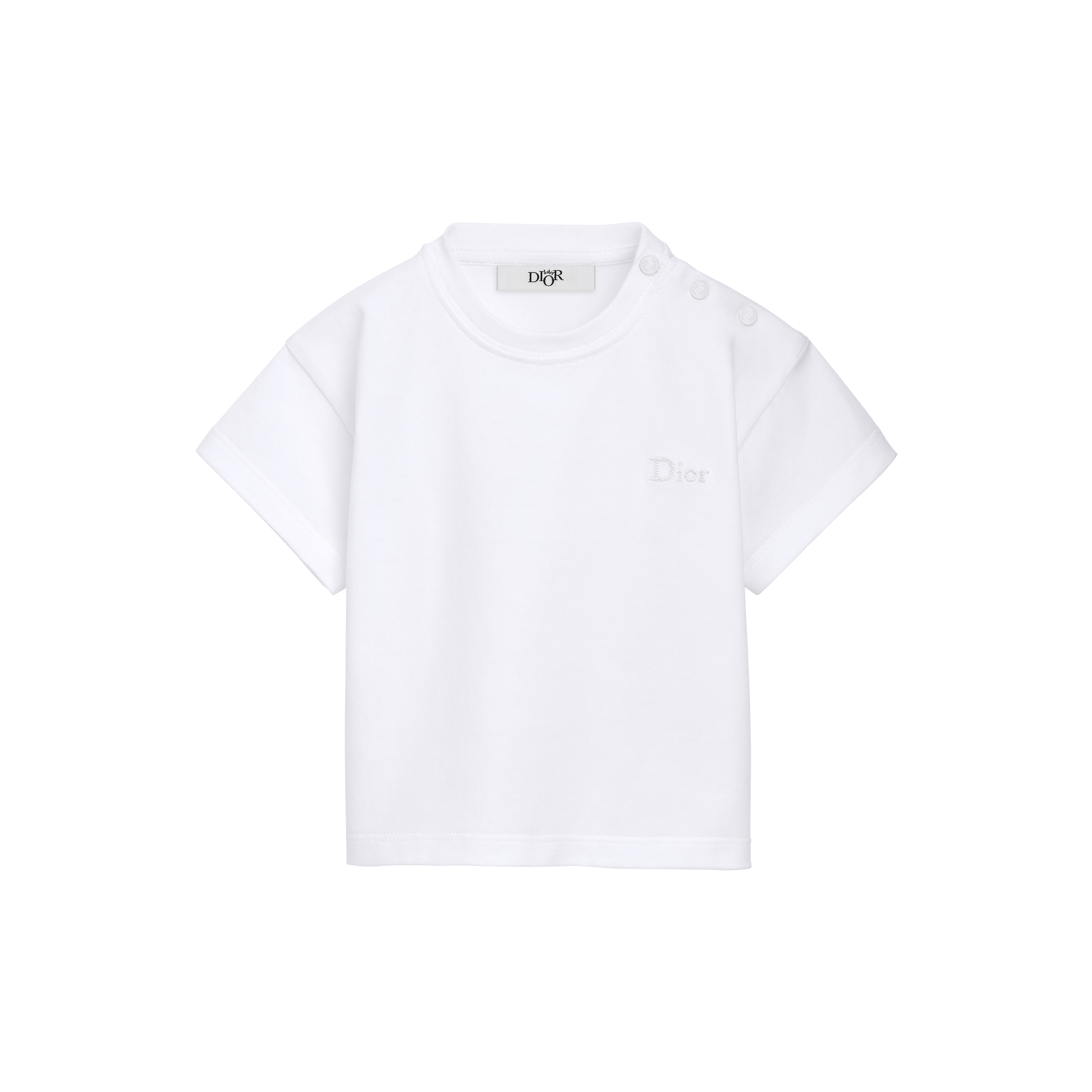 Baby T-Shirt Ivory Cotton Jersey E01