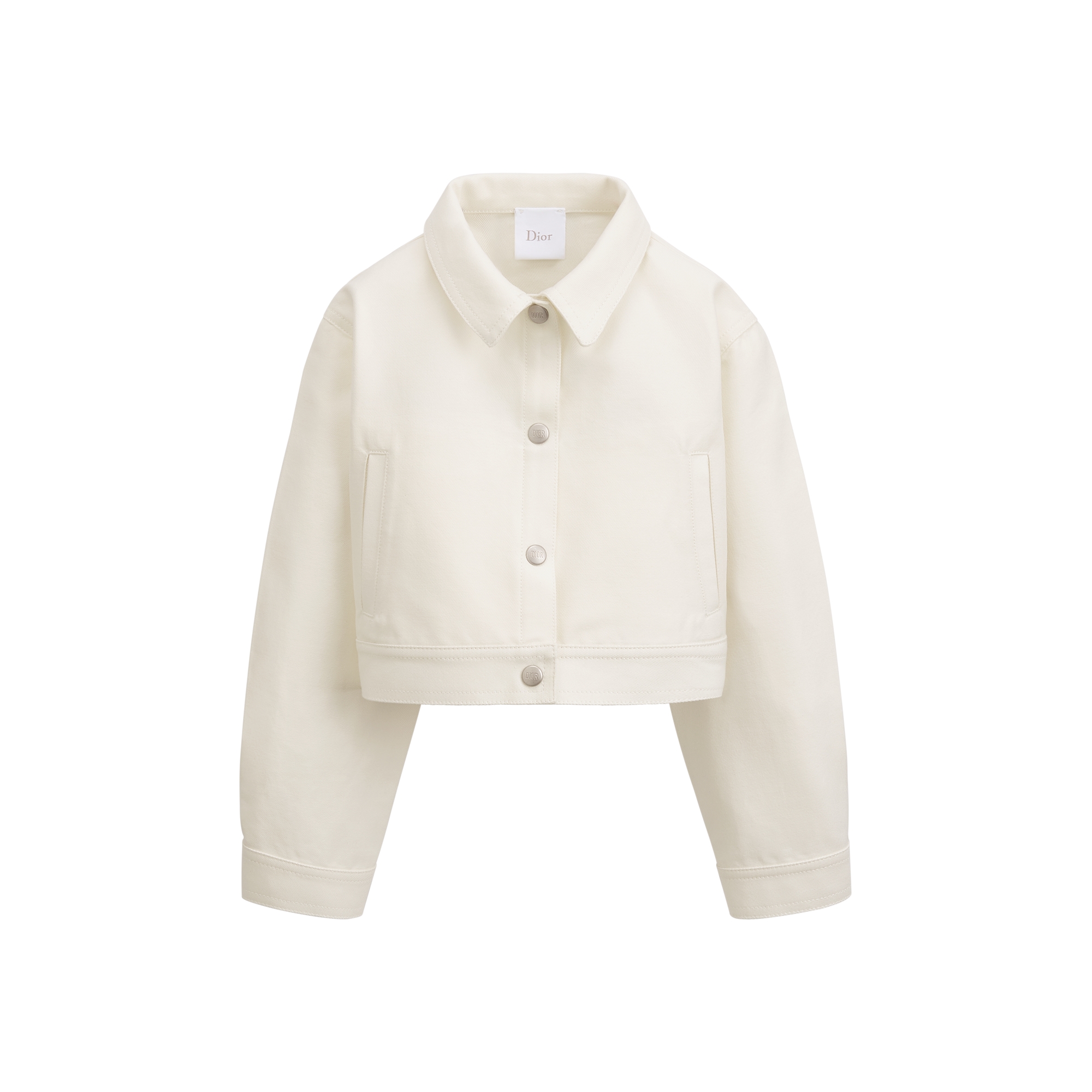 美品✨ Christian Dior ジップアップジャケット ギャバジン DIOR | キッズ クロップド ジャケット コットンギャバジン
