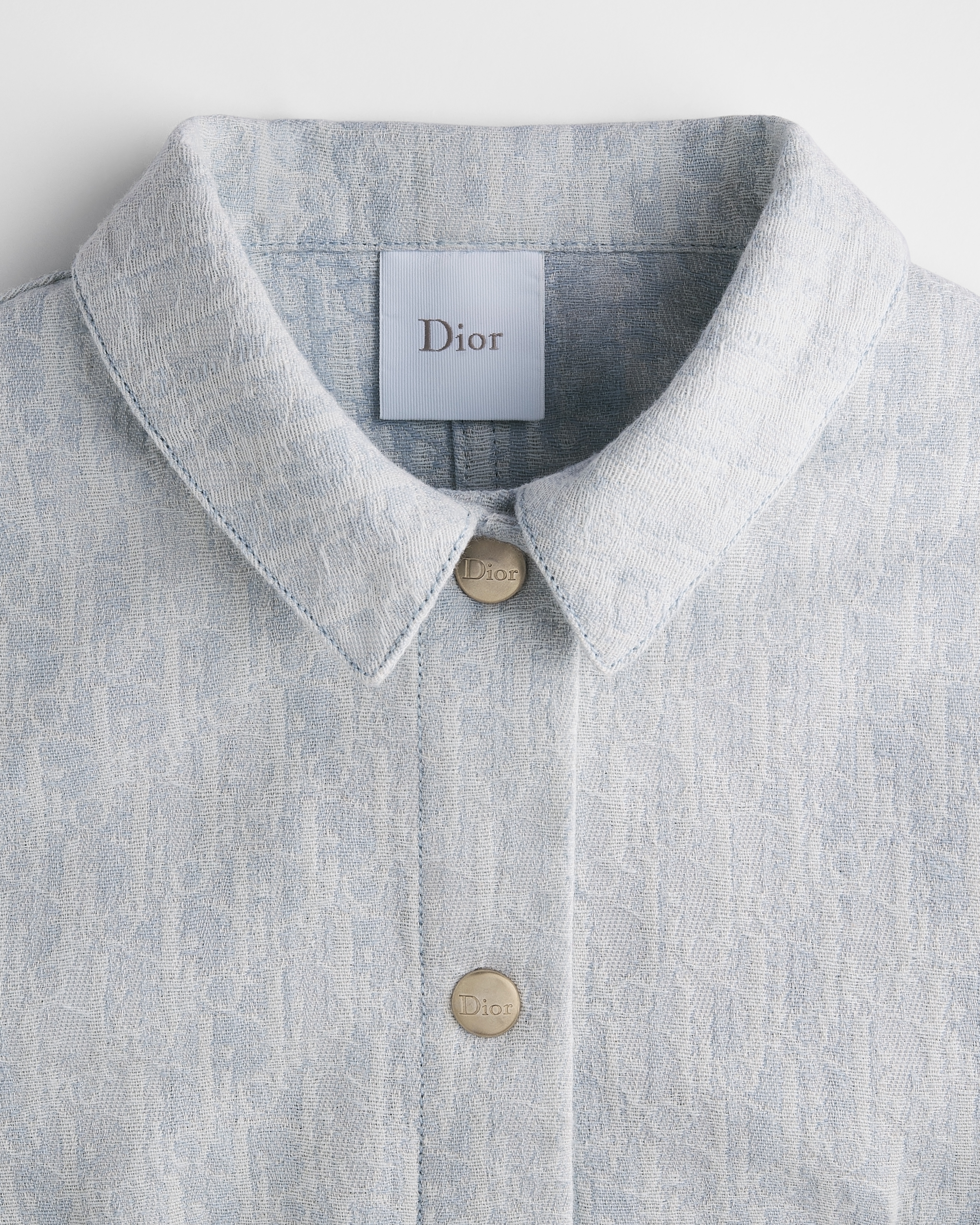 Kids' Jacket Light Blue Dior Oblique Jacquard E10