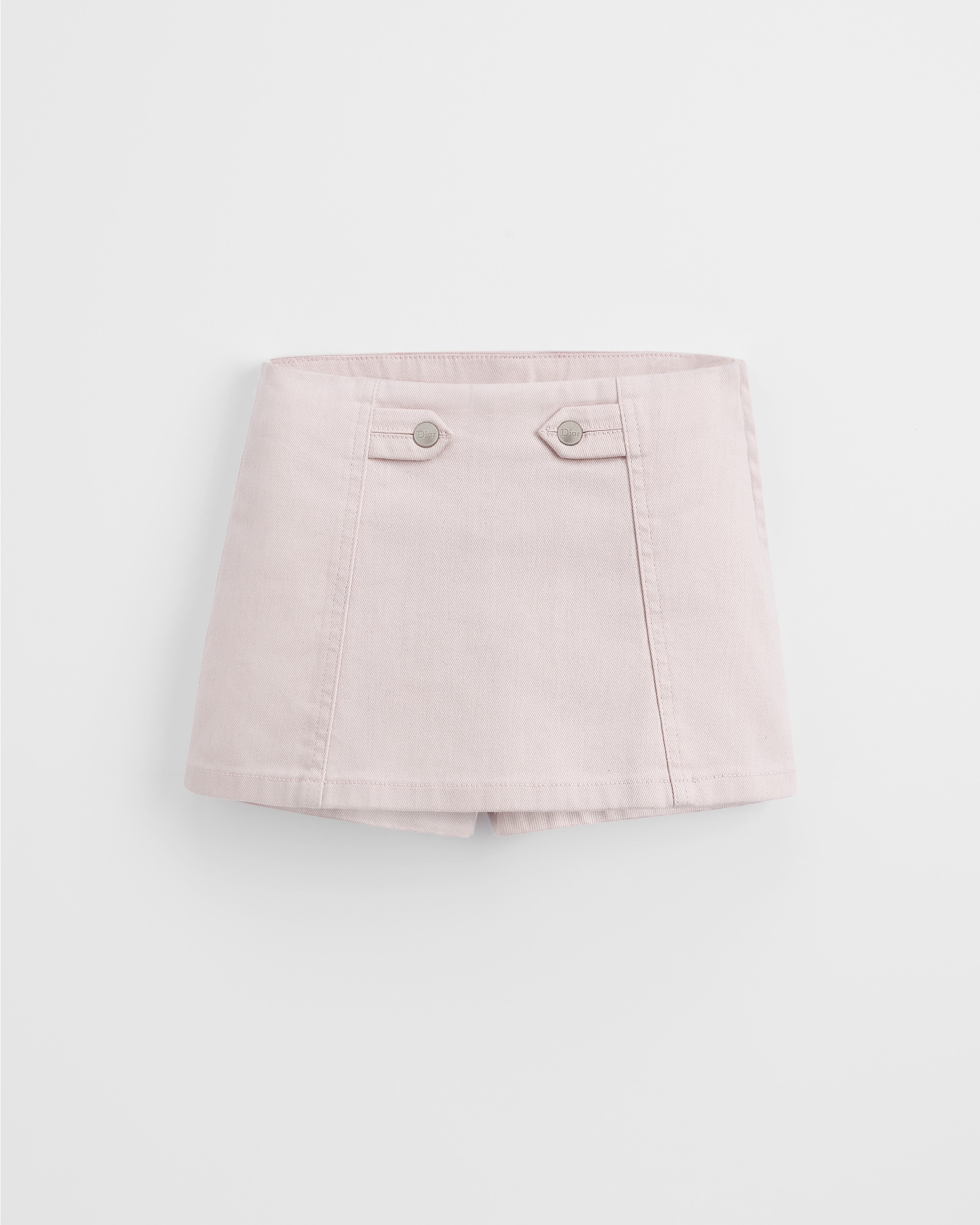 Kids' Skort Pale Pink Cotton Gabardine E01