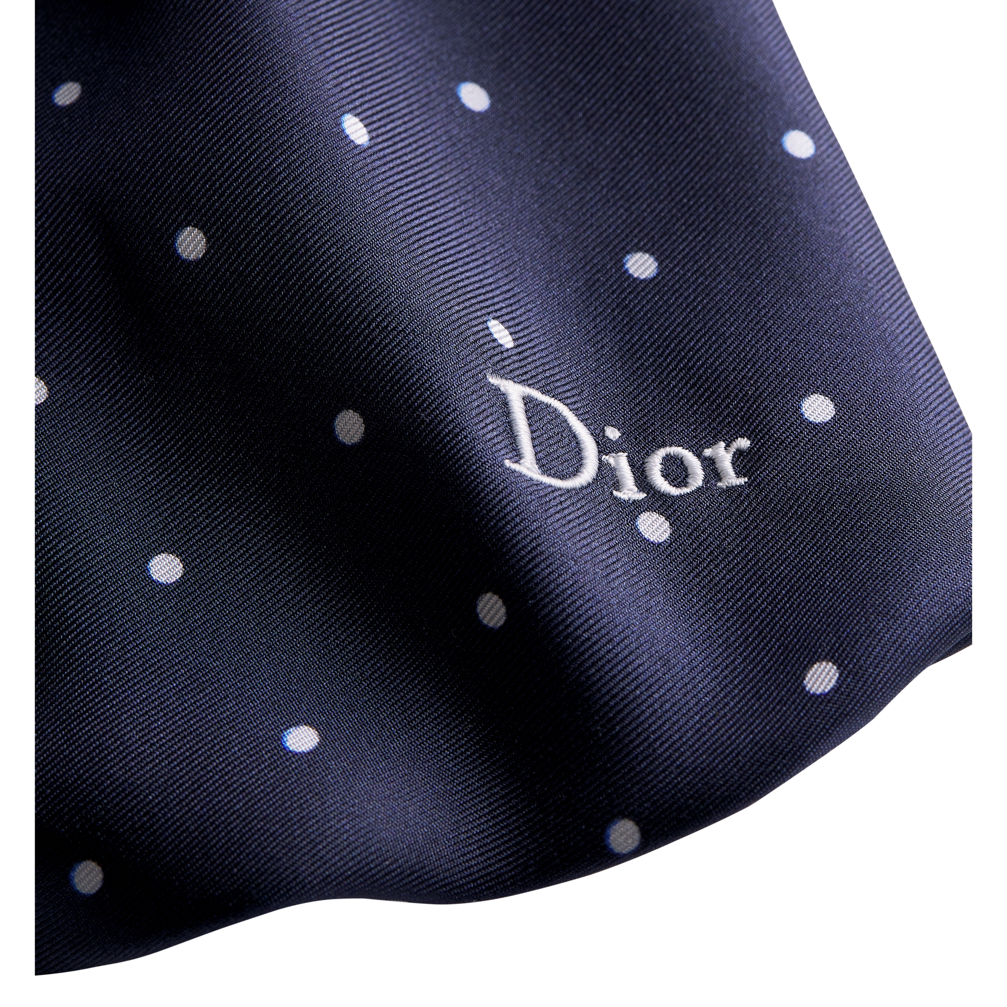 Kids' Balloon Skirt Navy Blue Polka Dot Satin E09