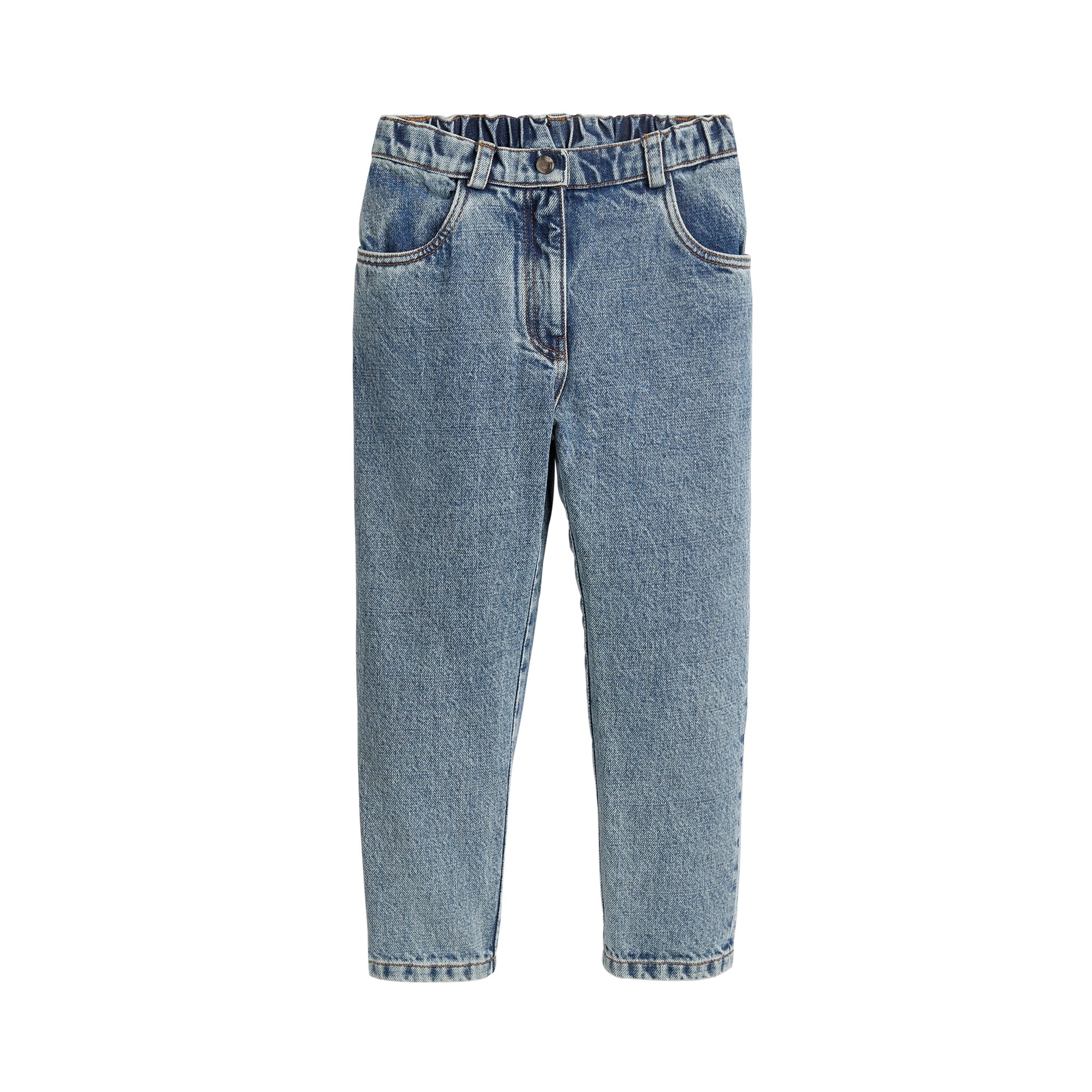 Kids' Jeans Blue Cotton Denim E01