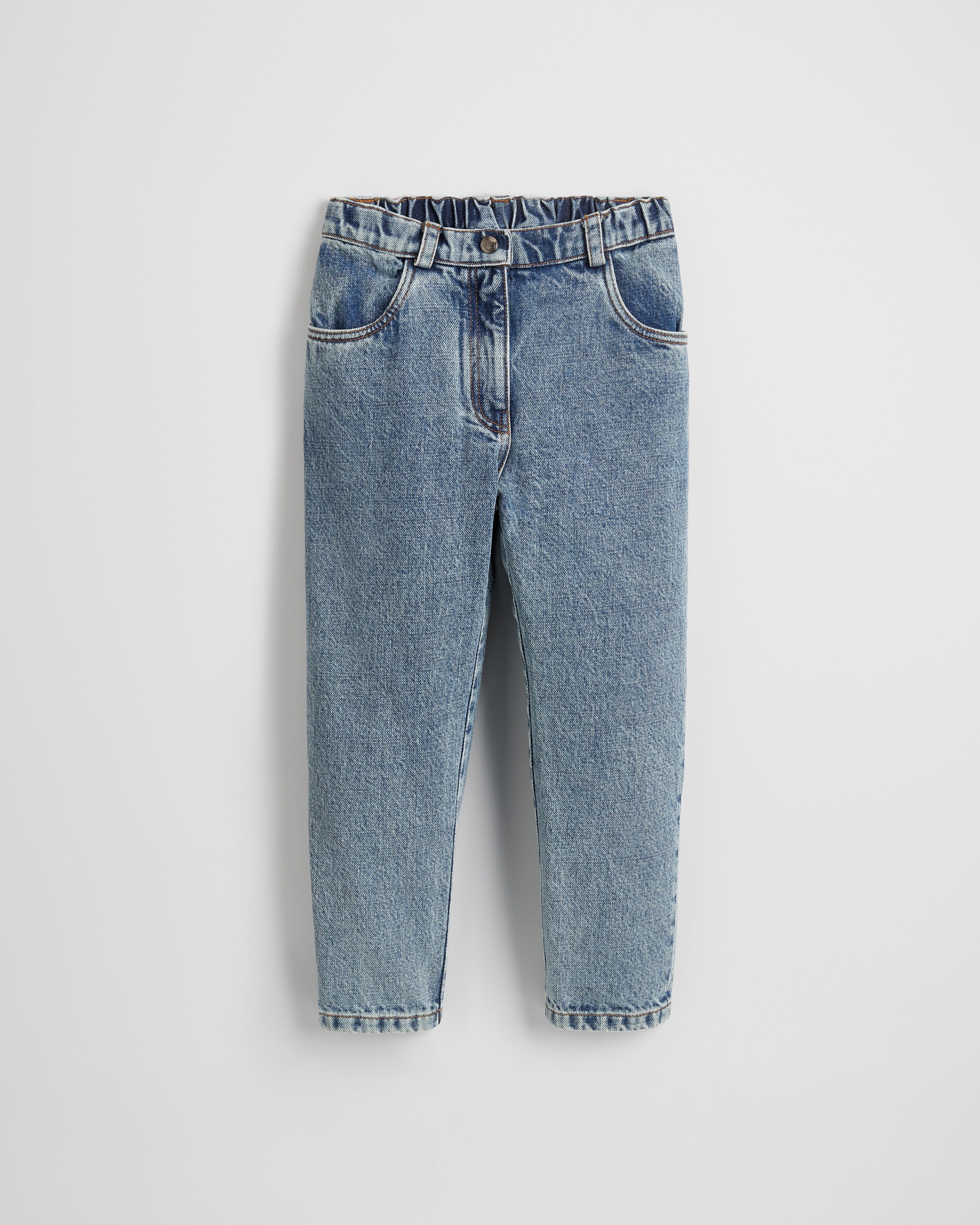 Kids' Jeans Blue Cotton Denim E01