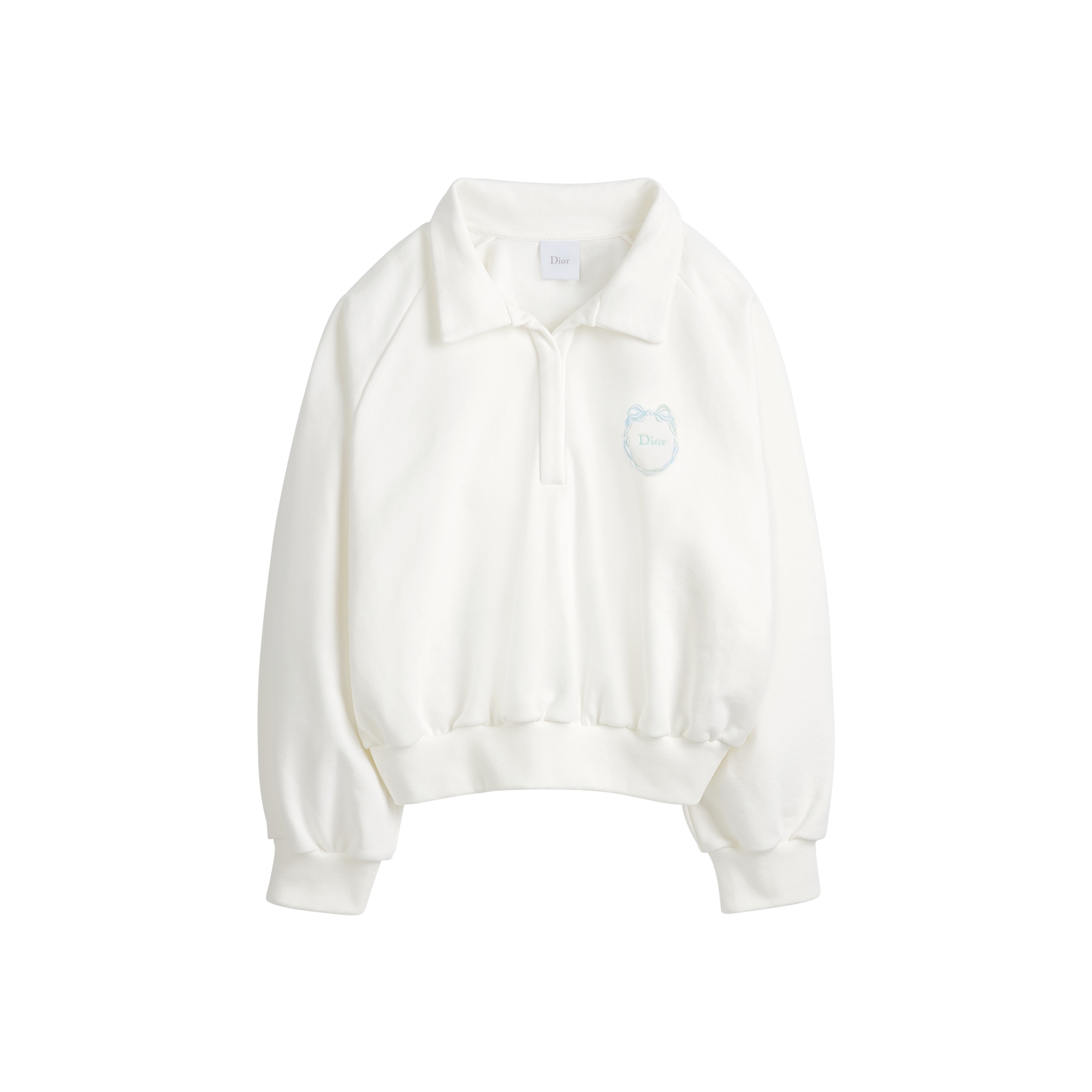 Kids' Sweatshirt Ivory Cotton Fleece | DIOR