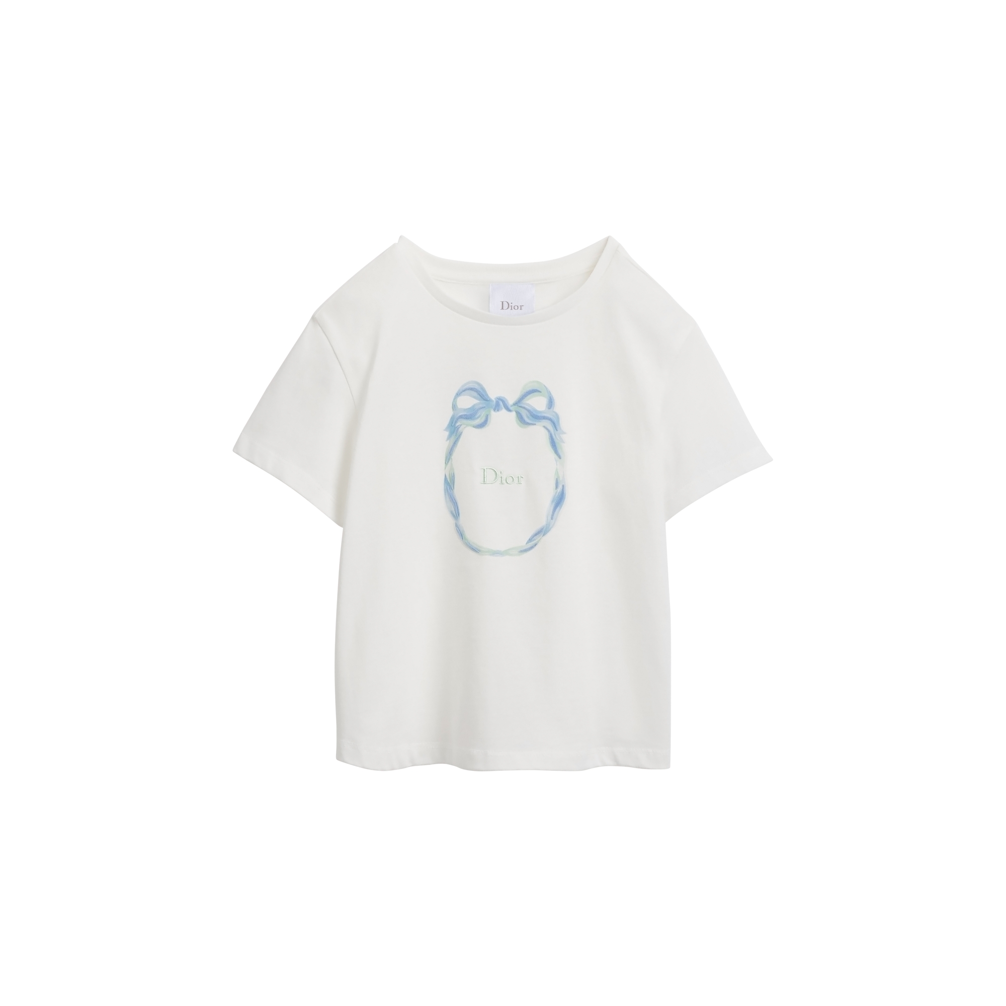 Kids' T-Shirt Ivory Cotton Jersey | DIOR