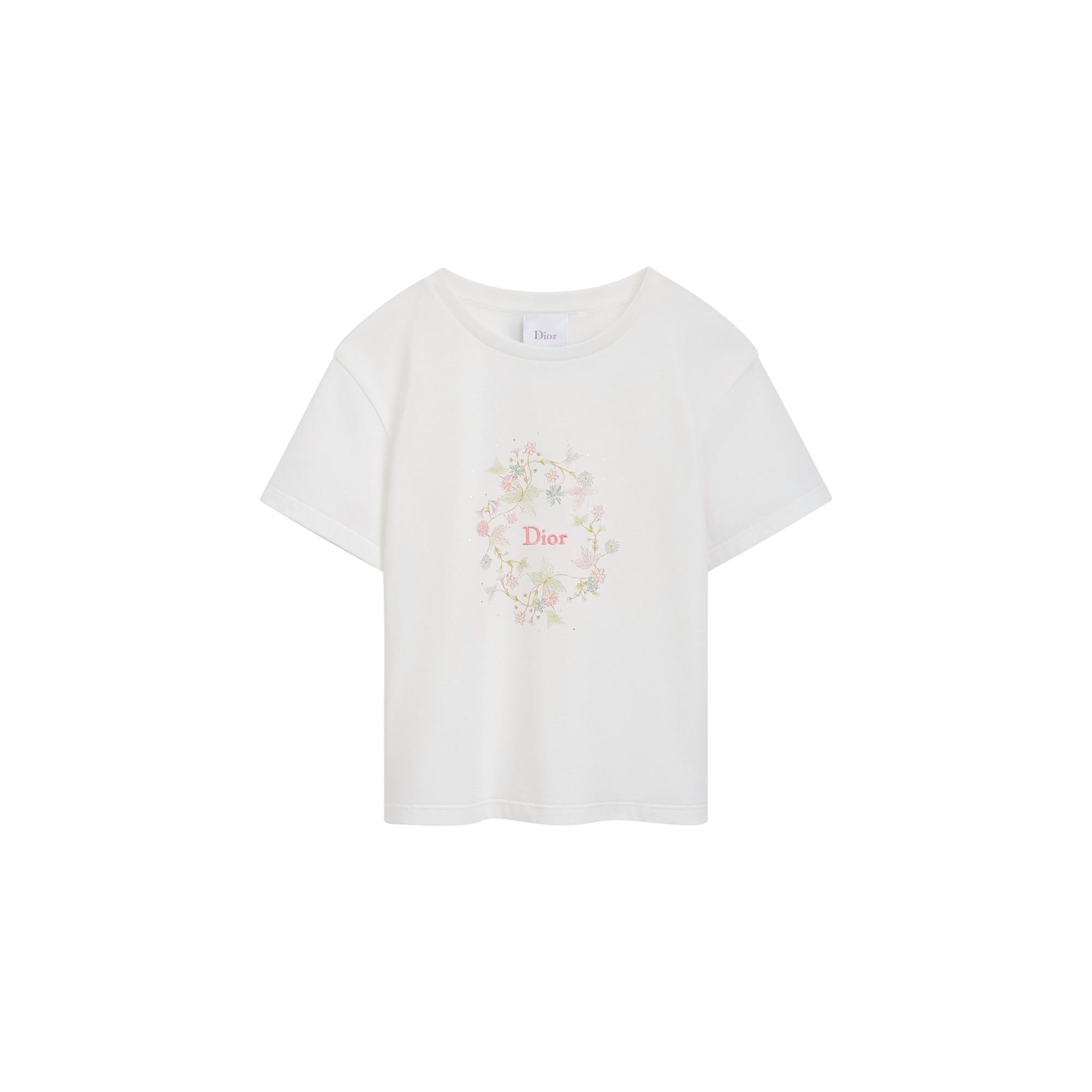 Kids' T-Shirt Ivory Cotton Jersey | DIOR