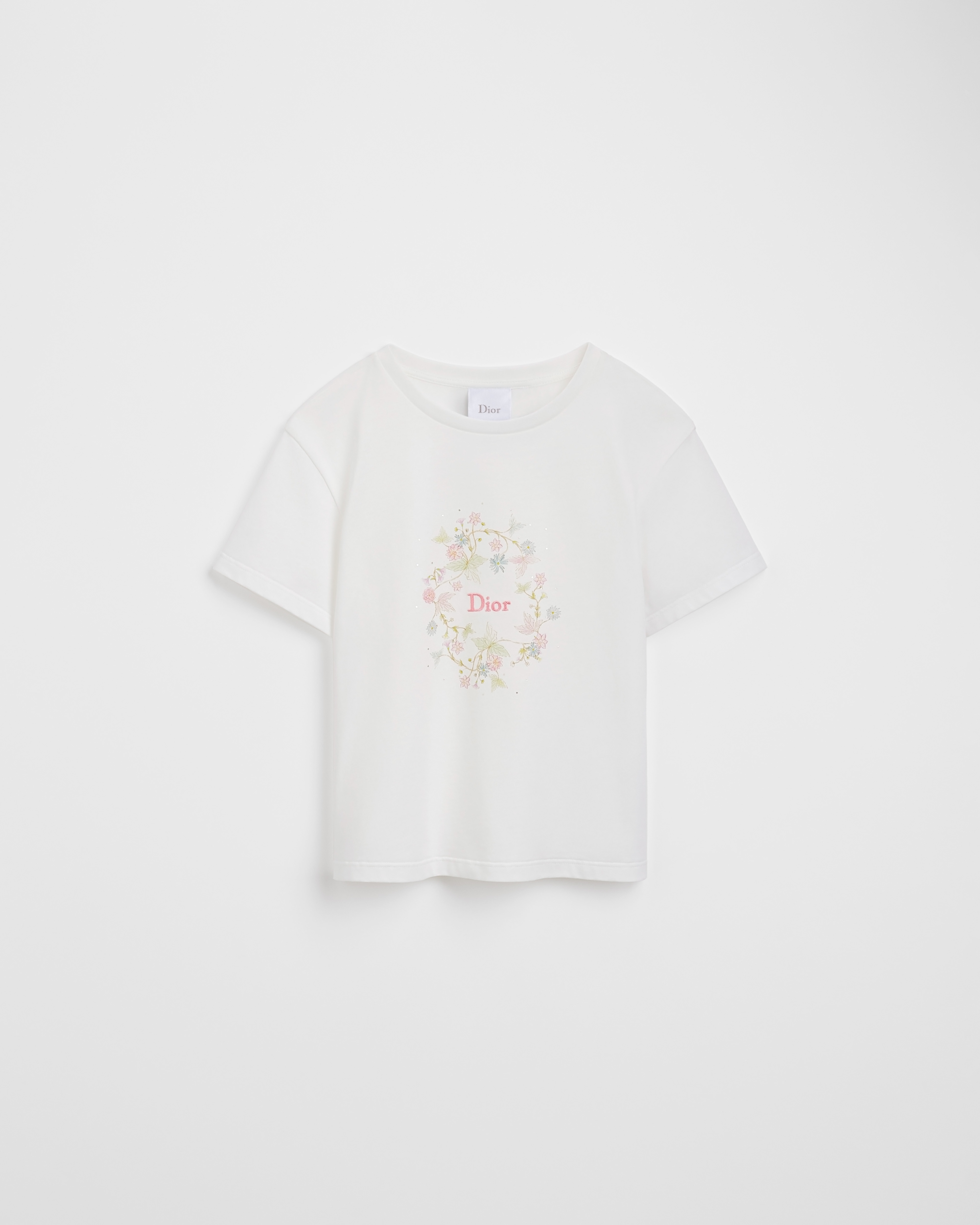 Kids' T-Shirt Ivory Cotton Jersey E01
