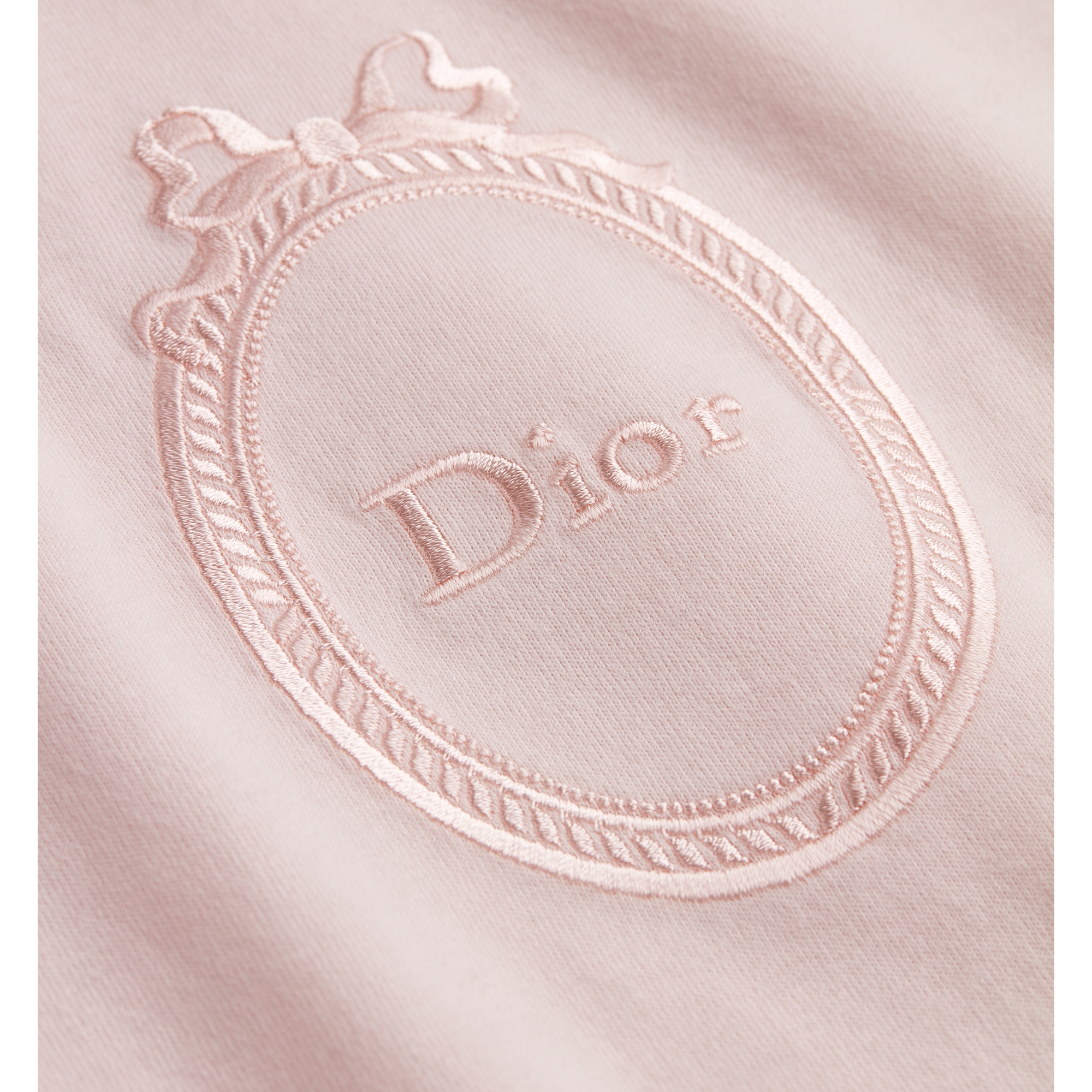  ผ้าฝ้ายเจอร์ซีย์สีชมพูอ่อน