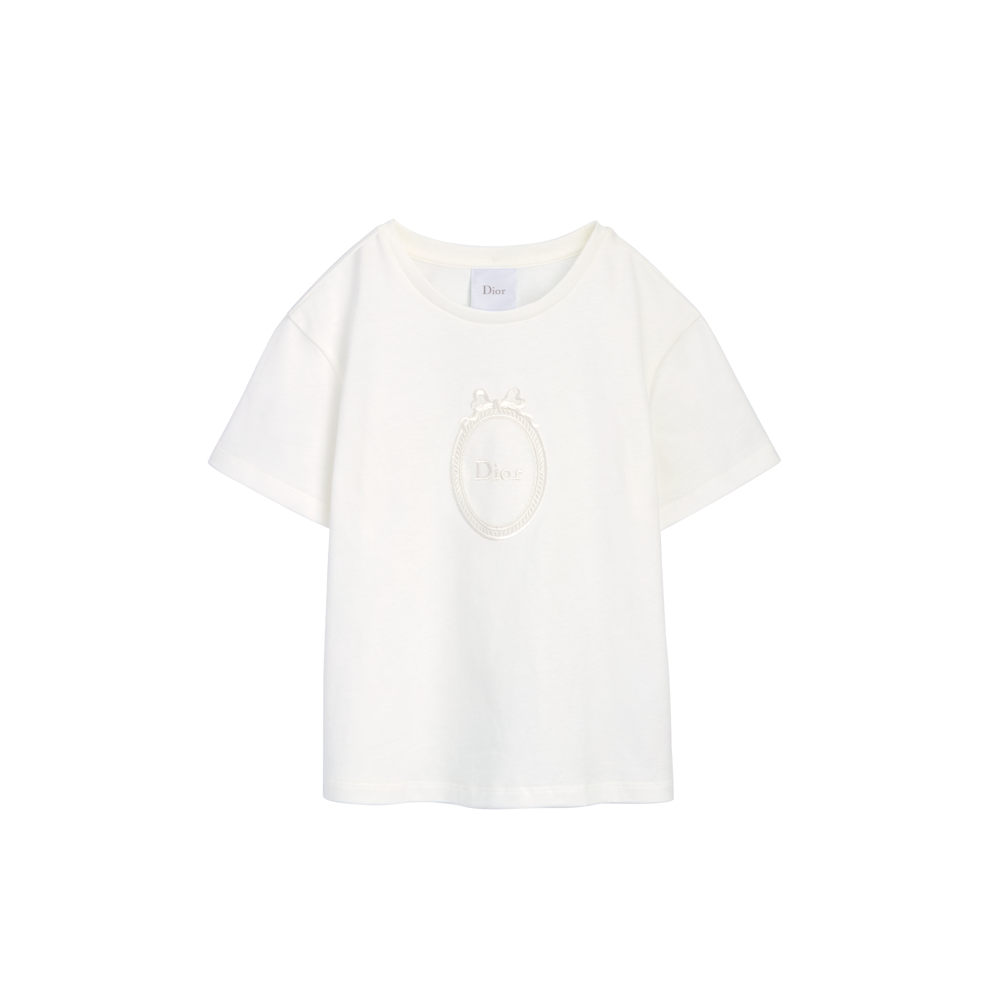 Kids' T-Shirt Ivory Cotton Jersey E01