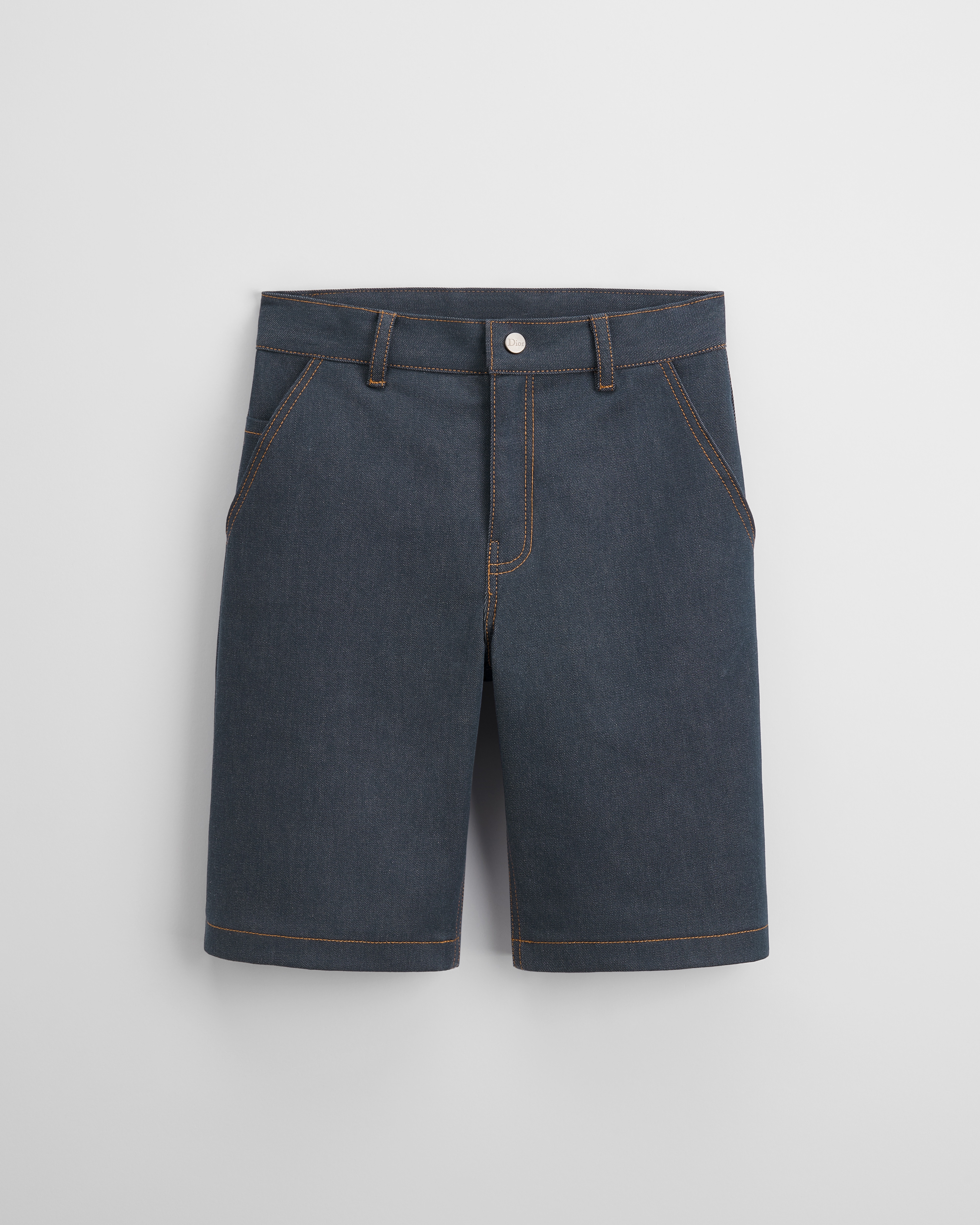 Short enfant Denim de coton bleu E01