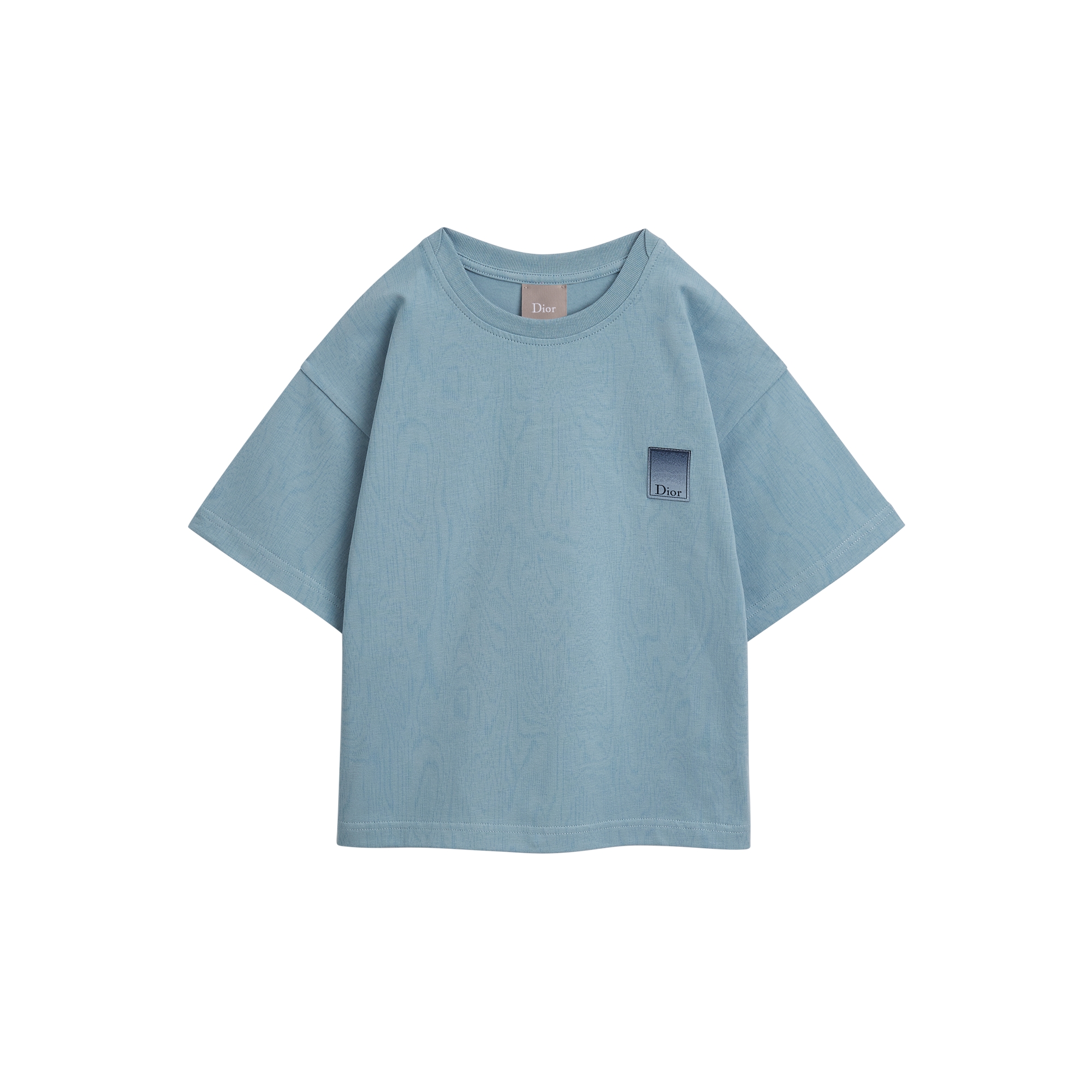 Dior グラデーション Tシャツ 12M T-Shirt with Dior Secret Garden Motif, Relaxed Fit White Cotton
