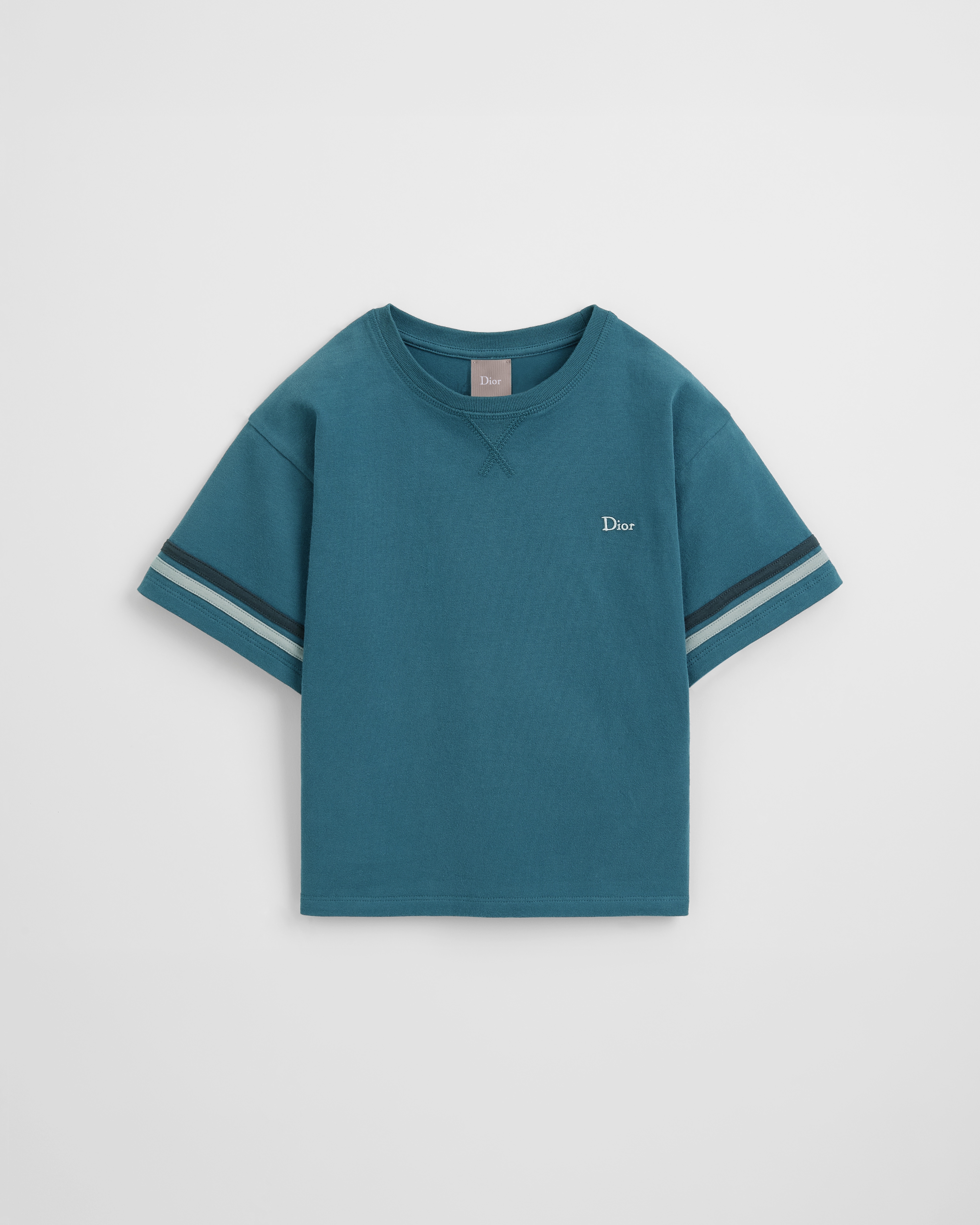 T-shirt per bambini Jersey di cotone blu oceano profondo E01