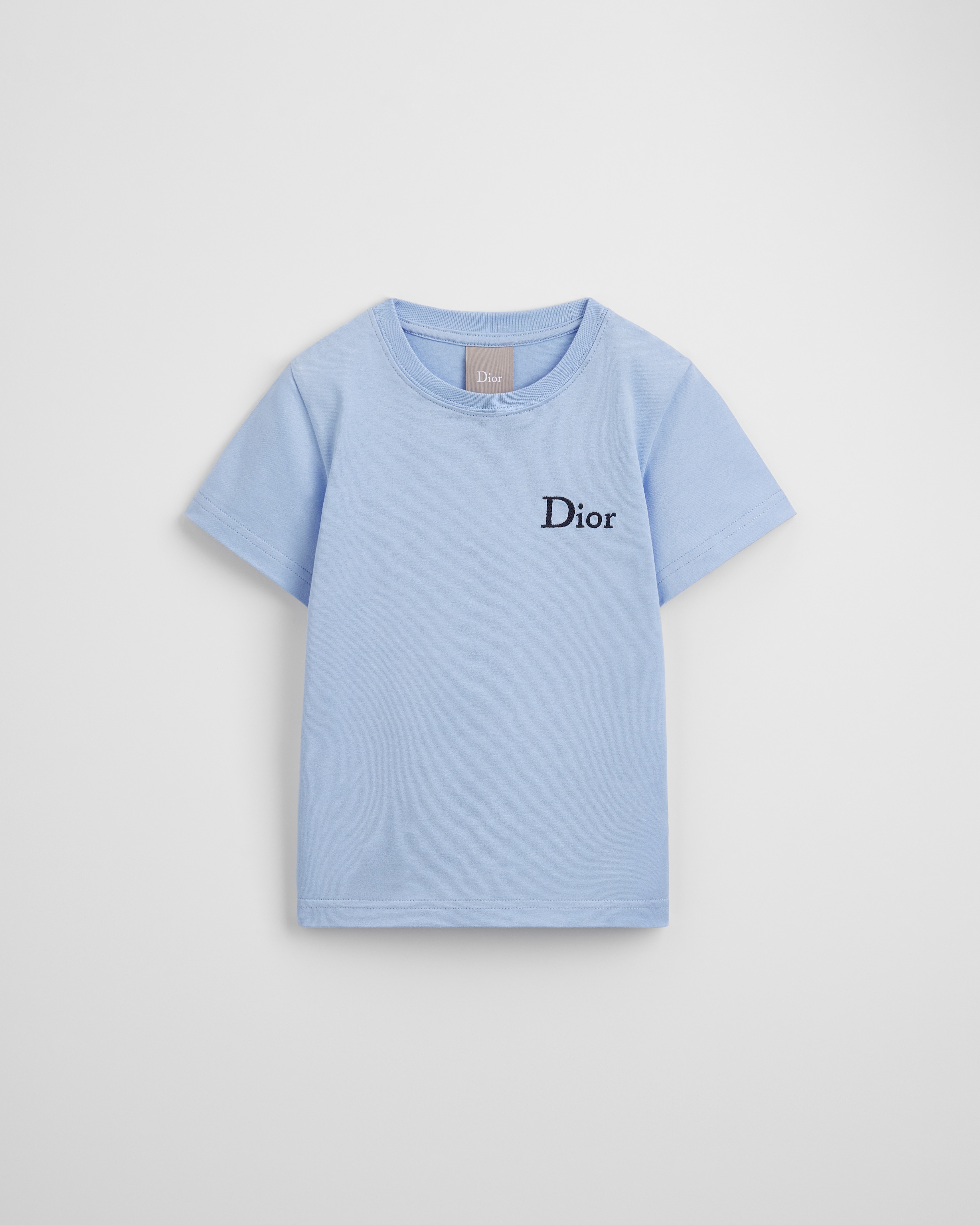 Kids' T-Shirt Light Blue Cotton Jersey E01