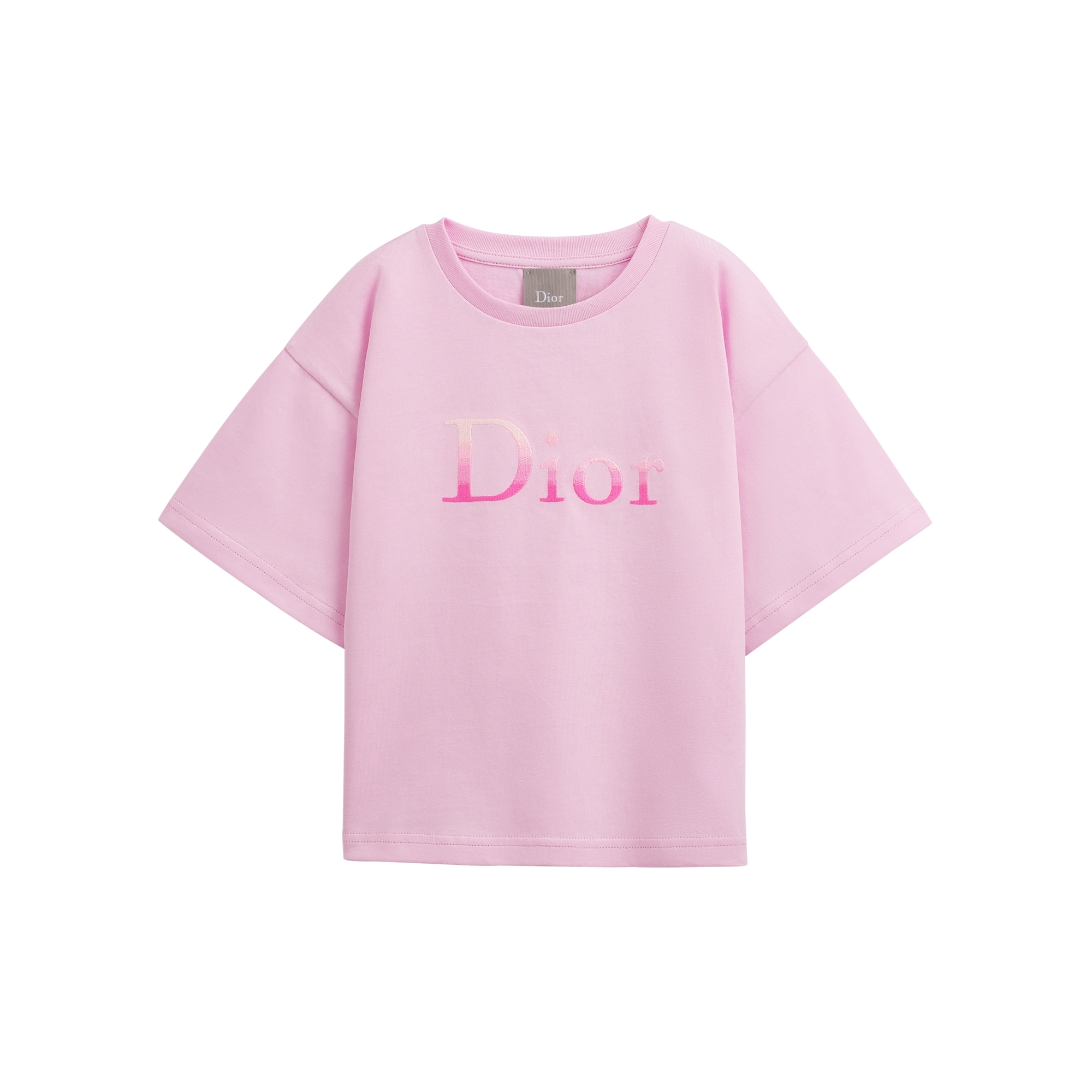Kids' T-Shirt Pink Cotton Jersey E01
