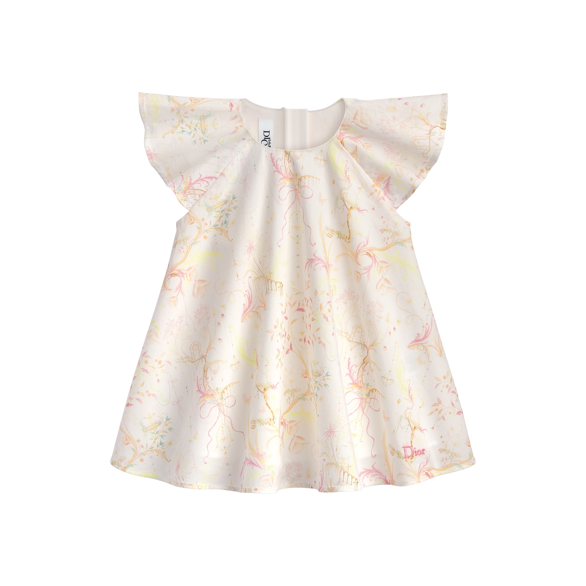 【ahiru＊要プロフ＊さま専用】新品　ベビーディオール　ワンピース18M DIOR | ベビー フレアドレス トワル ドゥ ジュイ コットンポプリン