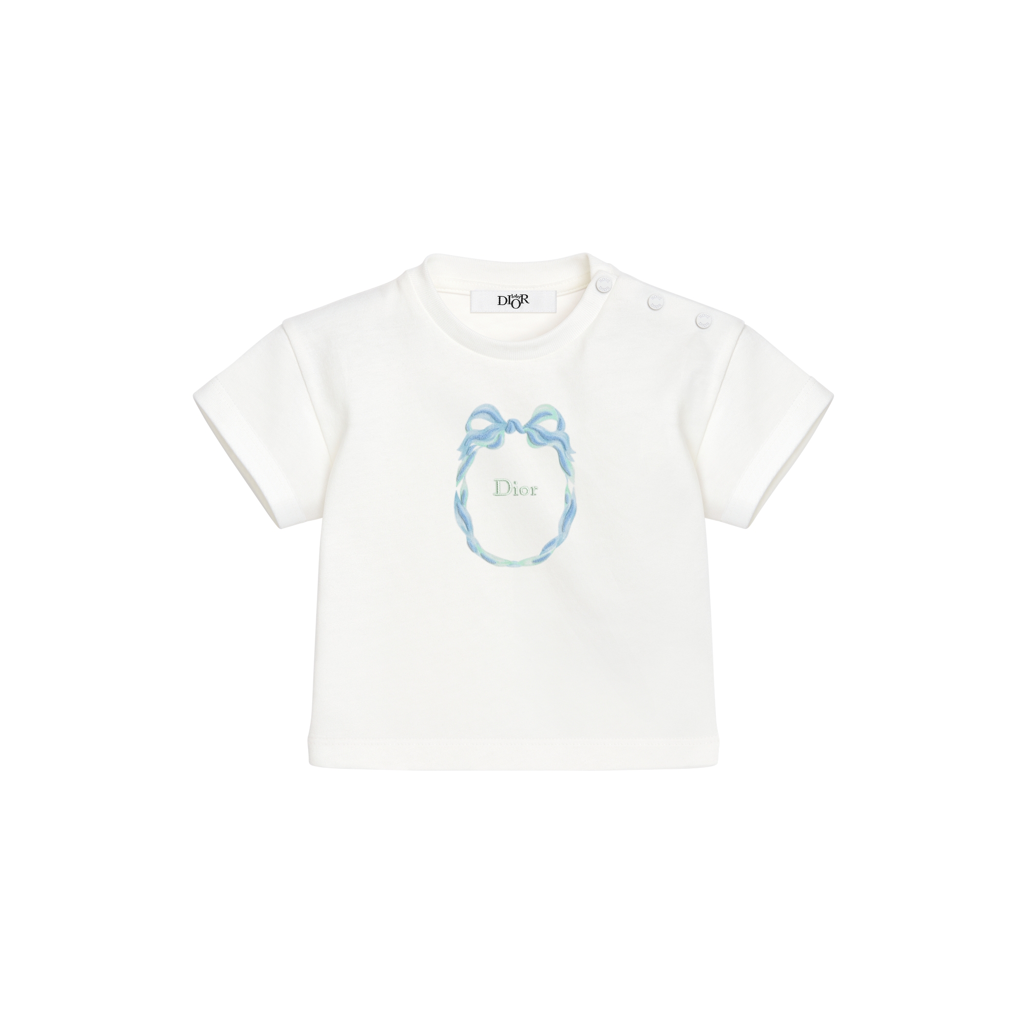 Baby T-Shirt Ivory Cotton Jersey E01