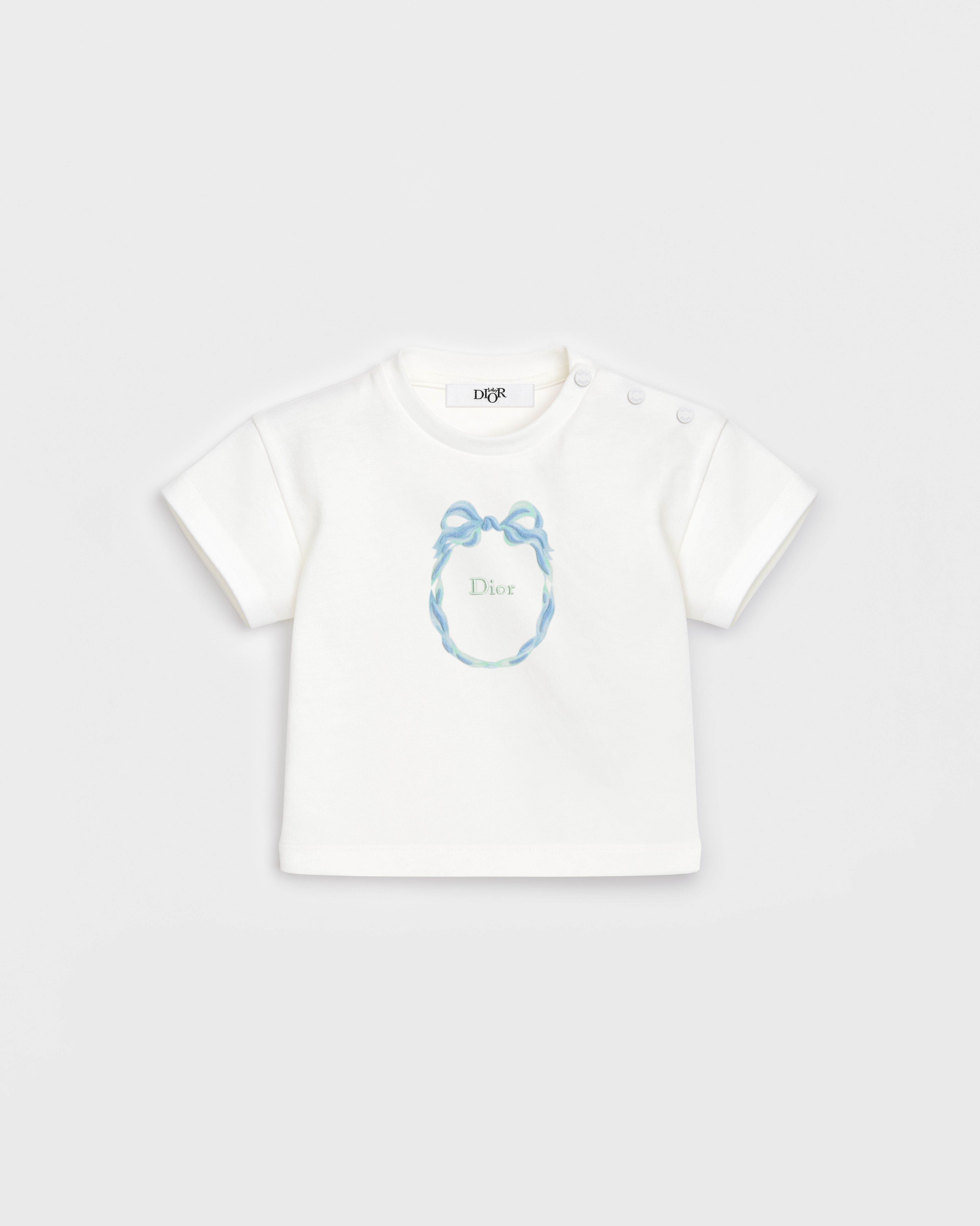 Camiseta para bebé Punto de algodón marfil E01