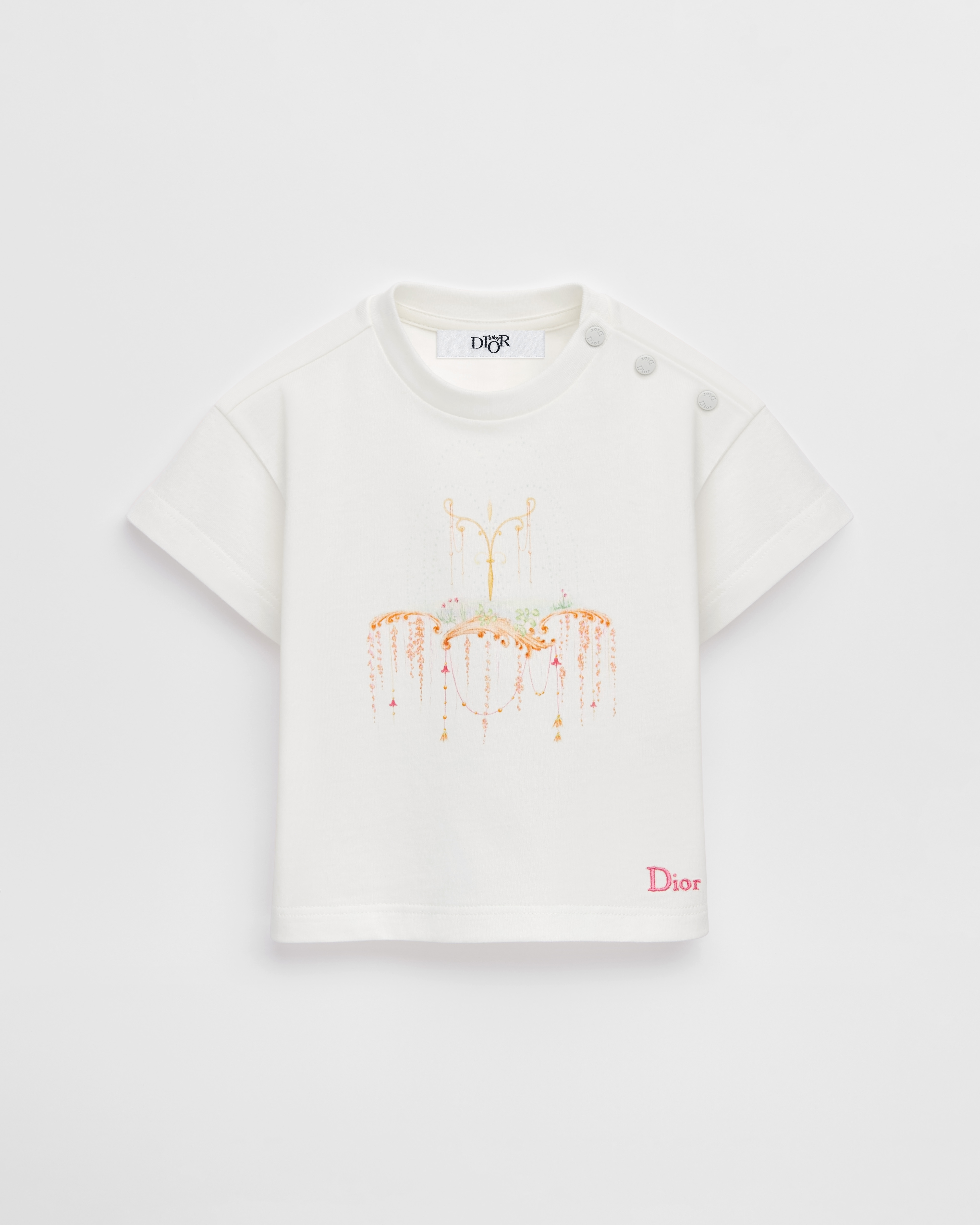 T-Shirt für Babys Baumwolljersey in Elfenbein E01