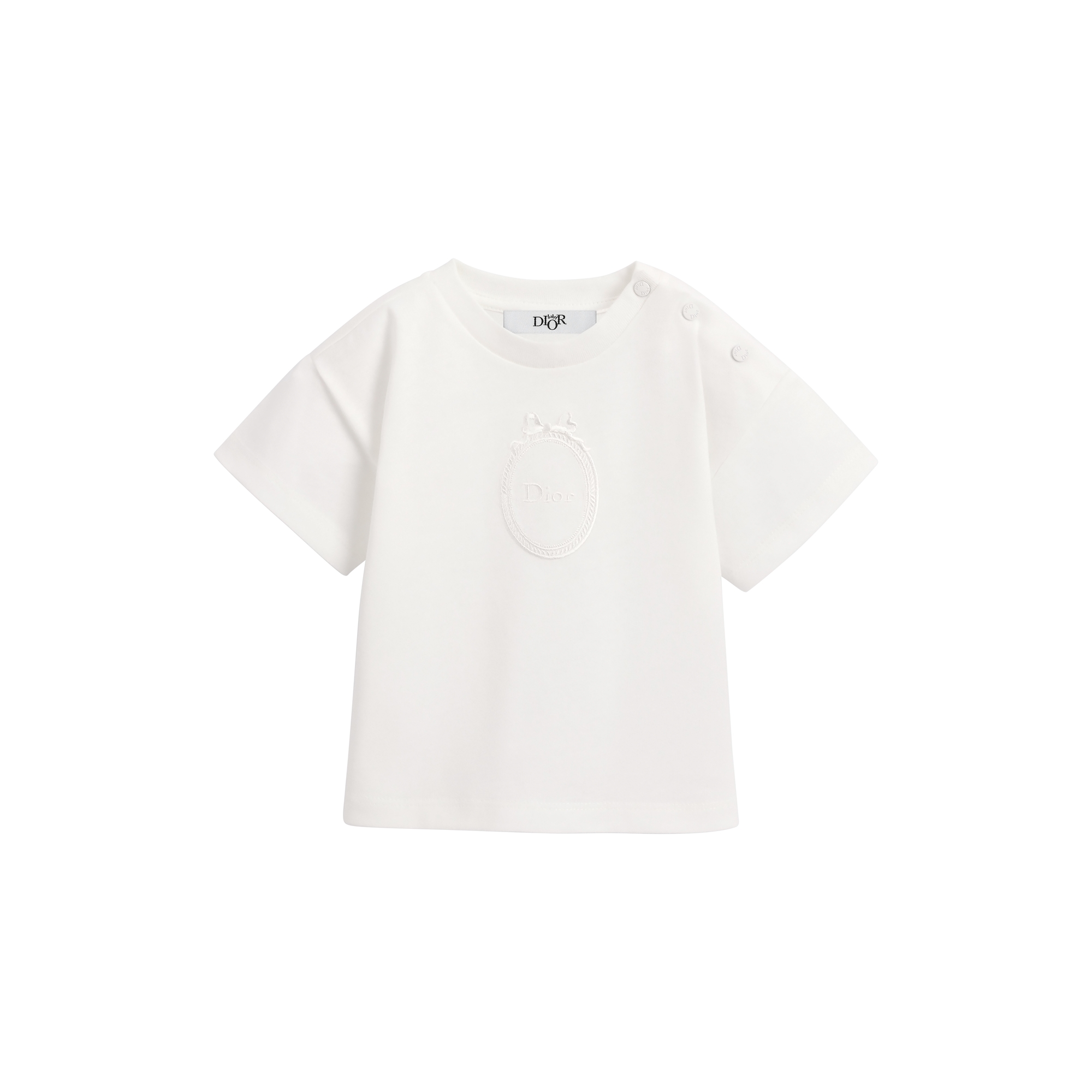 Baby T-Shirt Ivory Cotton Jersey E01