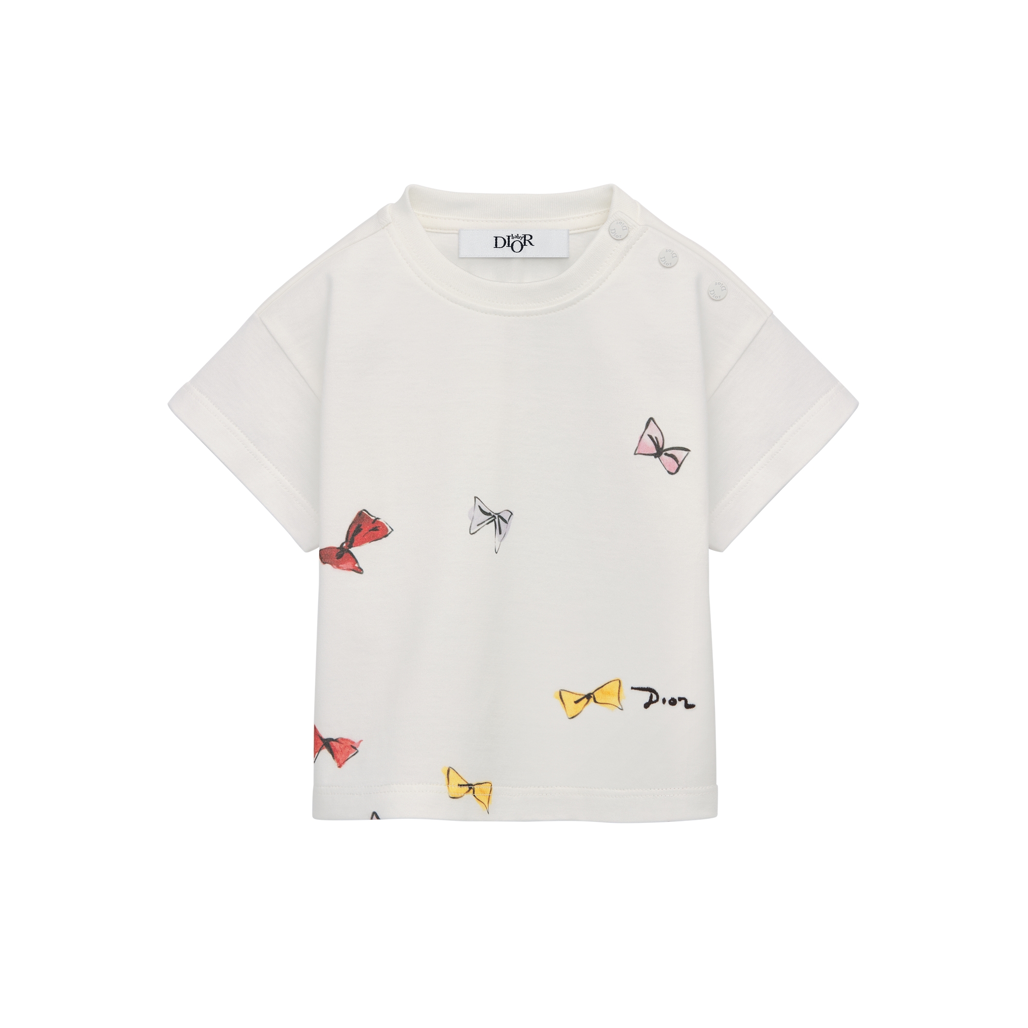 DIOR | ベビー Tシャツ Dior Bows コットンジャージー