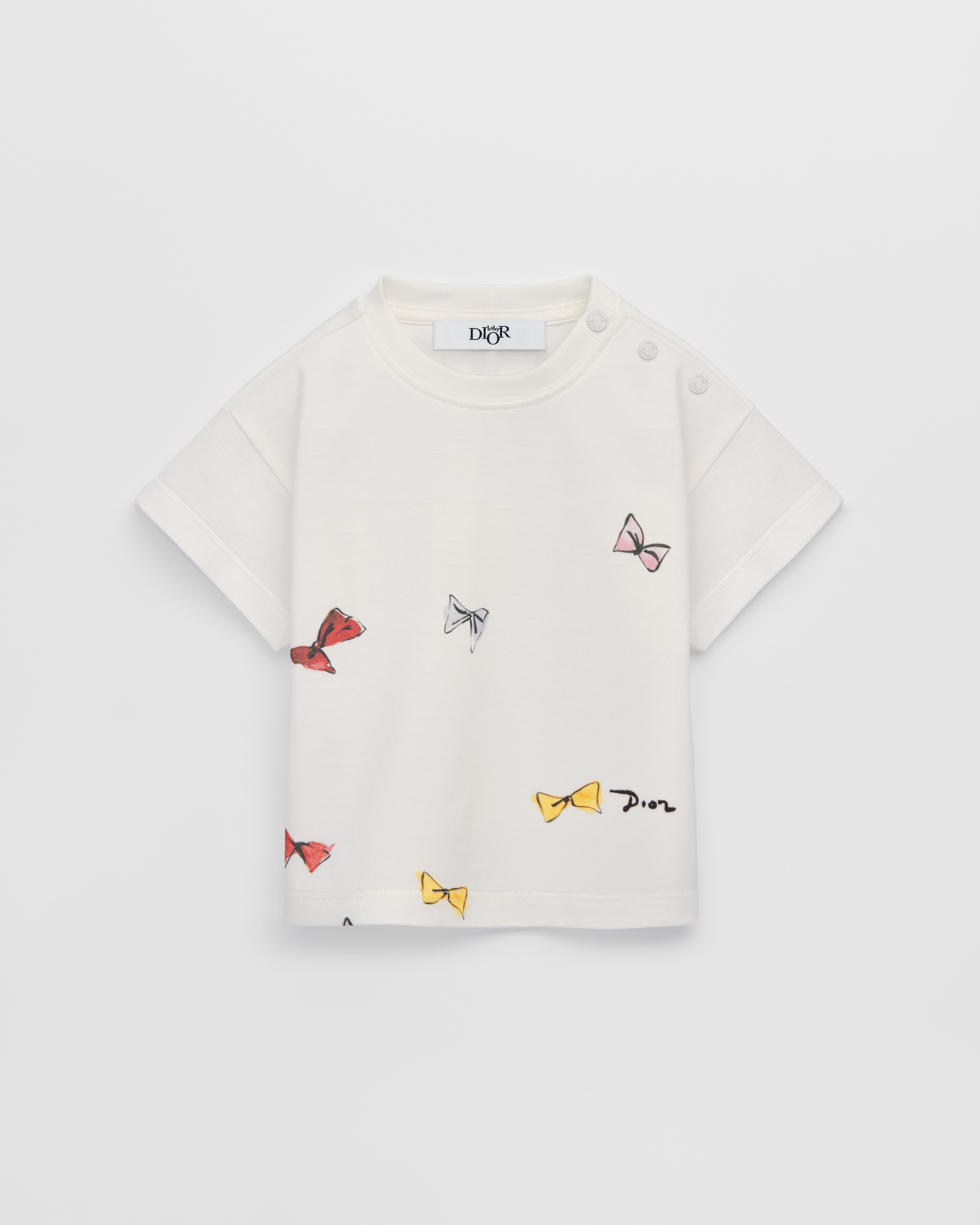 ベビー Tシャツ Dior Bows コットンジャージー E01